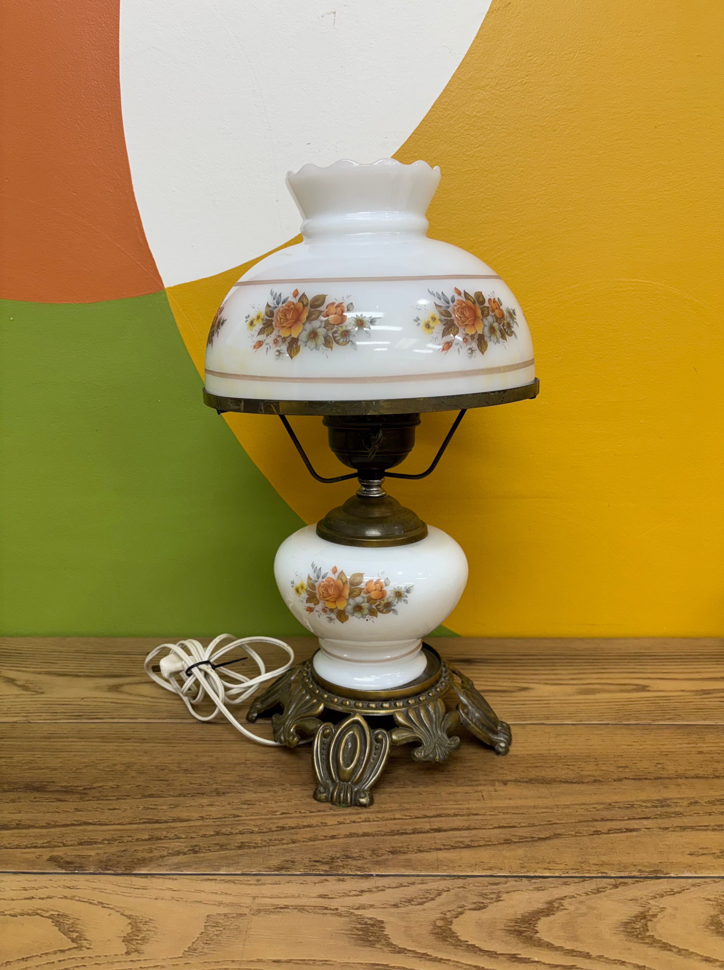 Hurricane Style Table Lamp