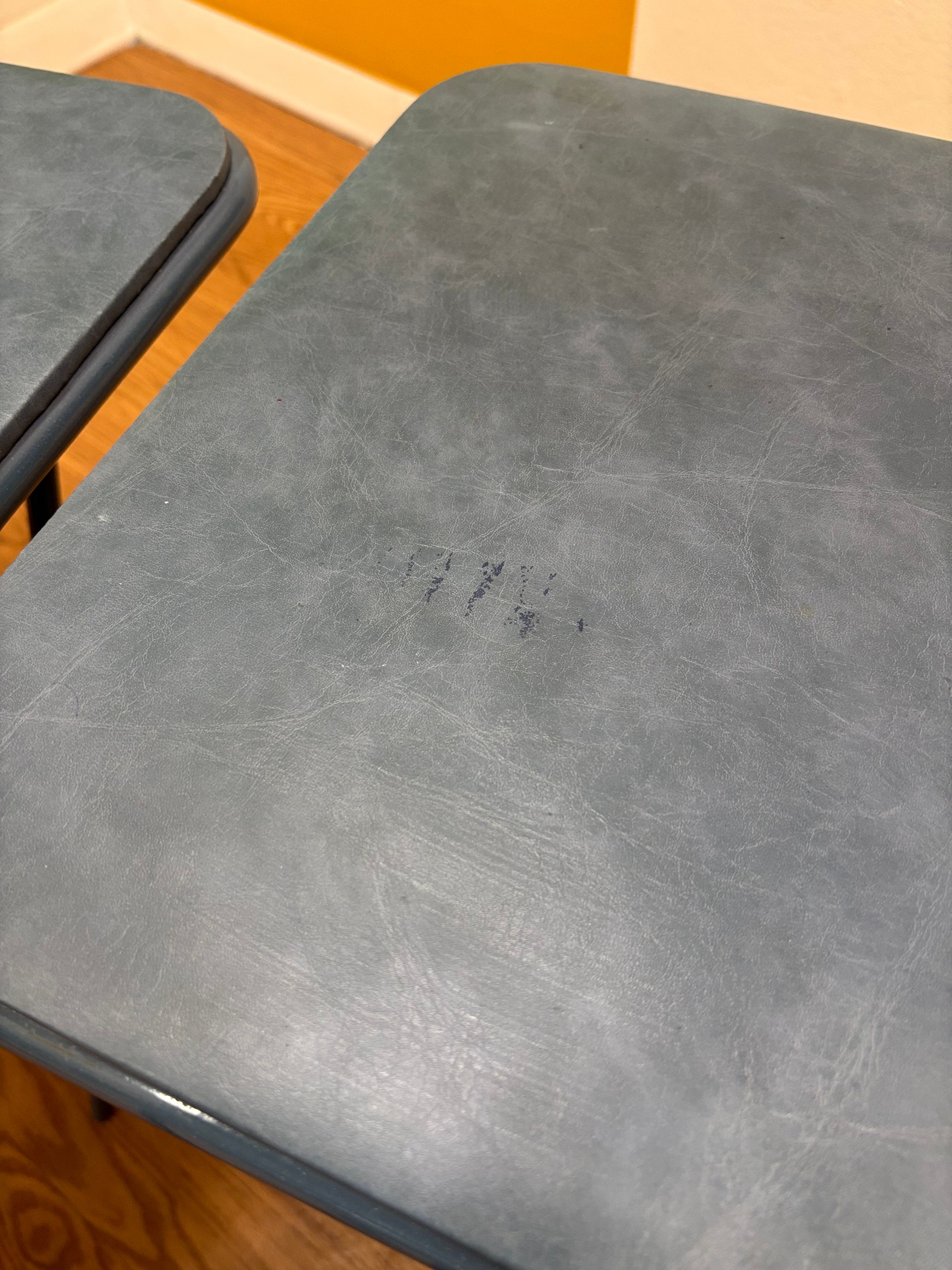 Blue 4 Piece TV Tray Set