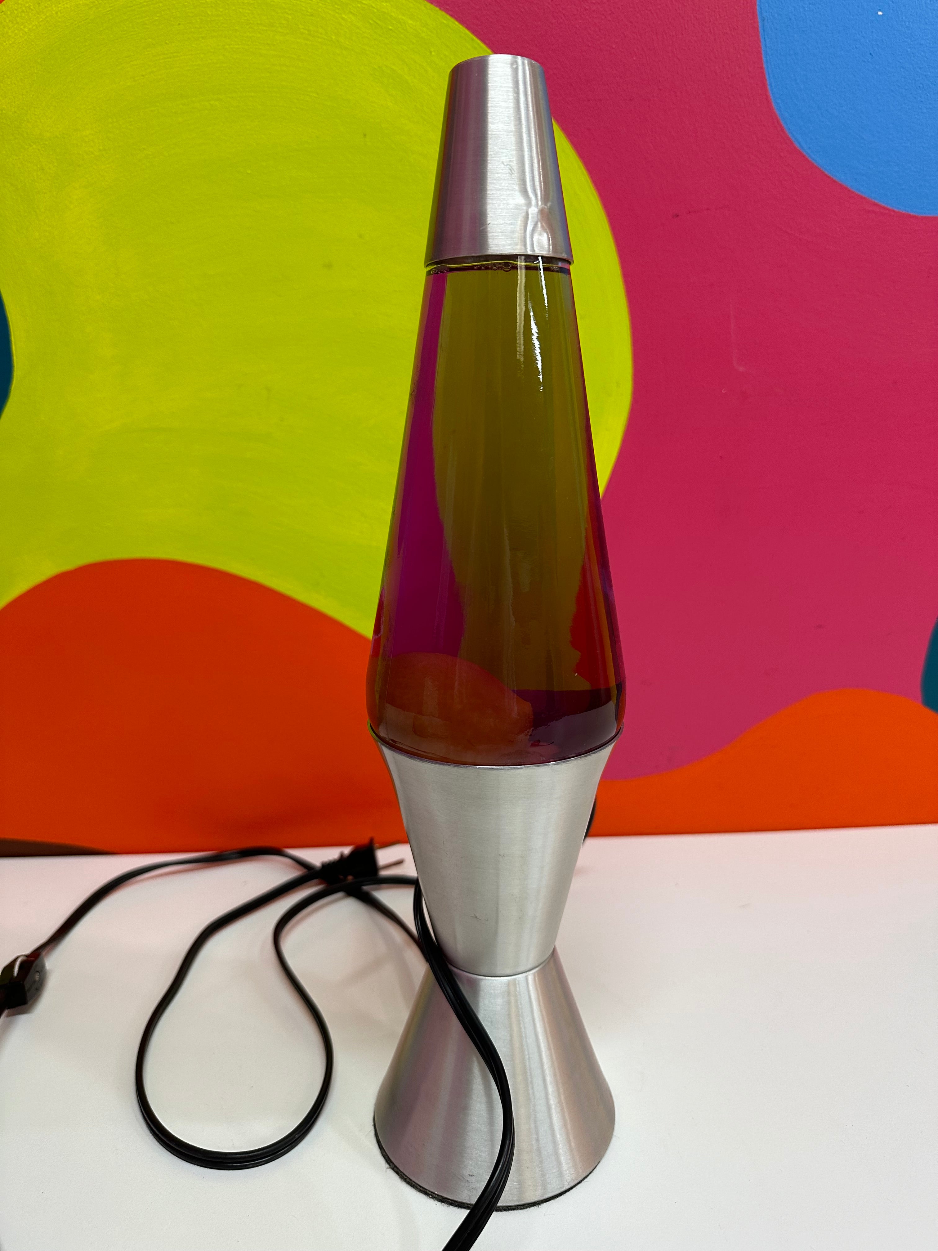 Silver Lava Lamp