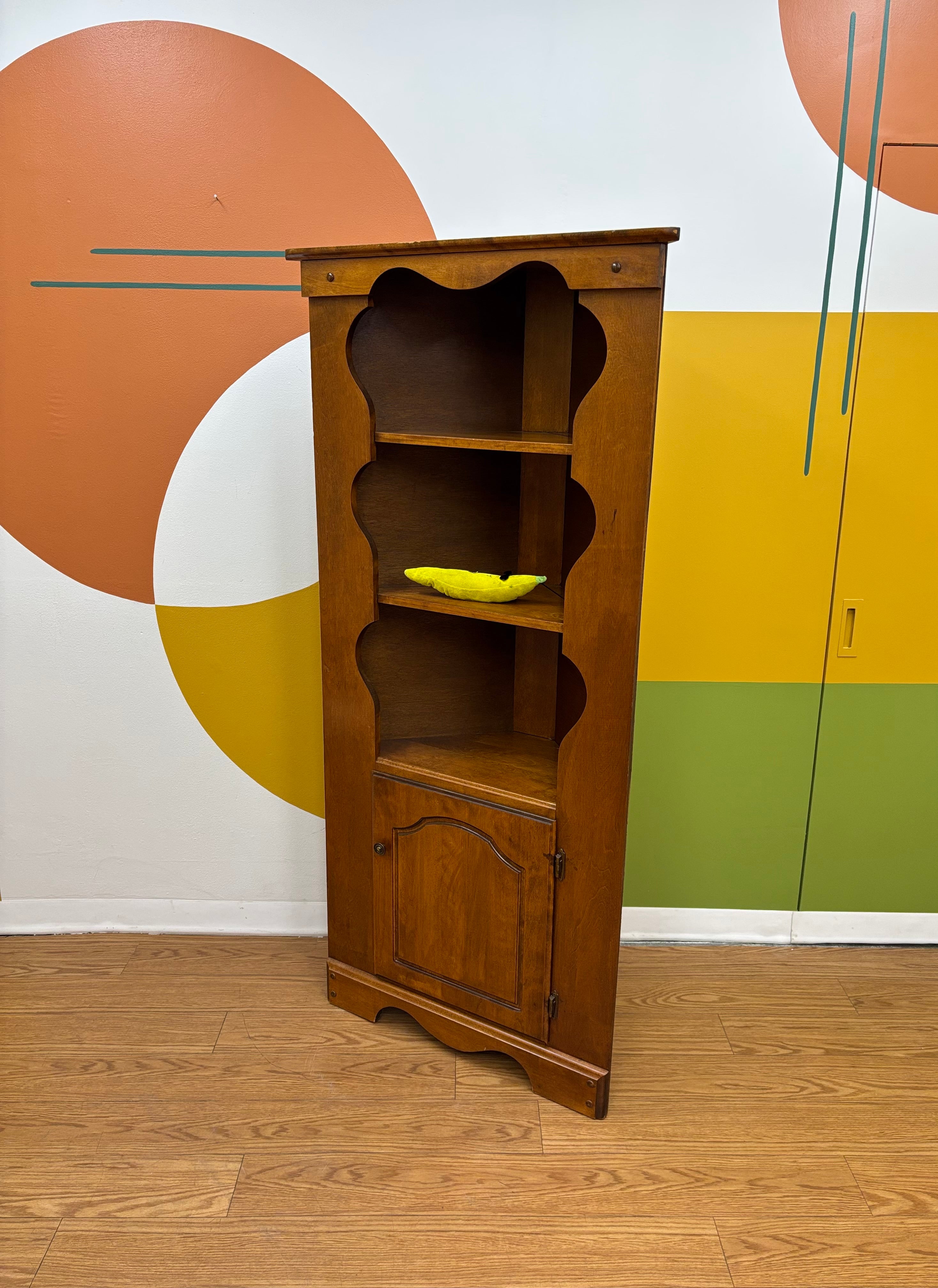 Wood Corner Cabinet