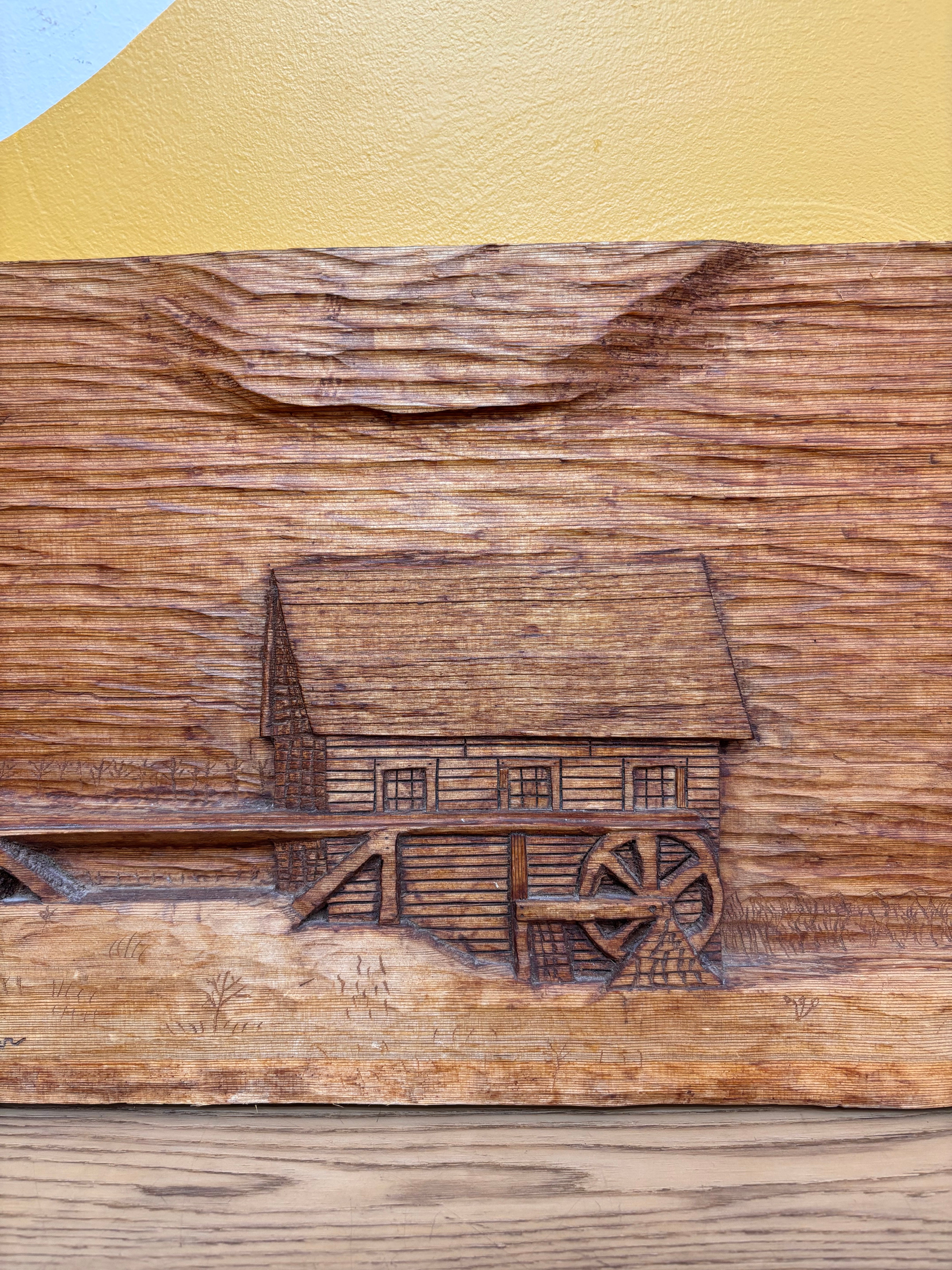 Carved Wood Art