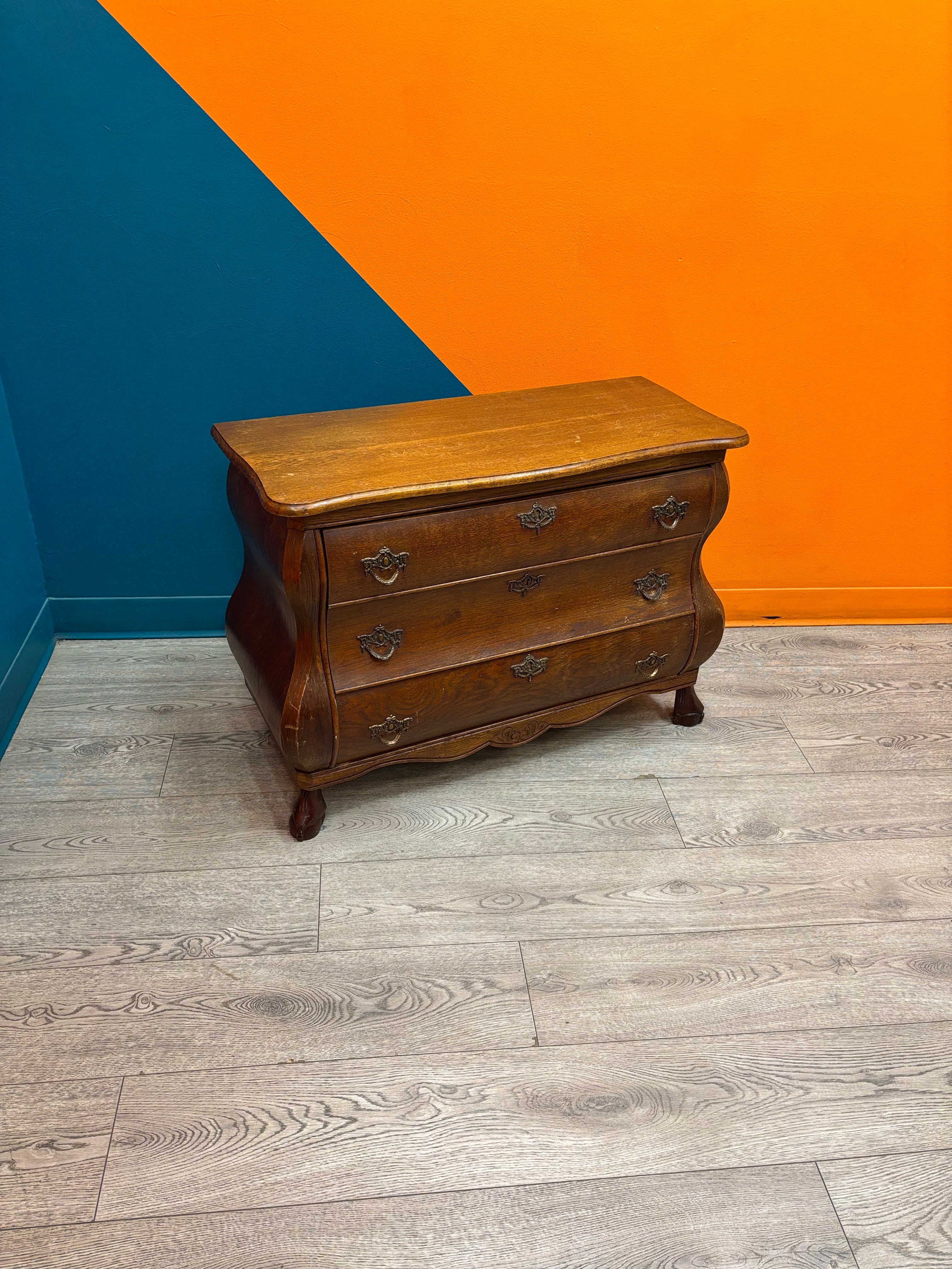 3 Drawer Wood Dresser