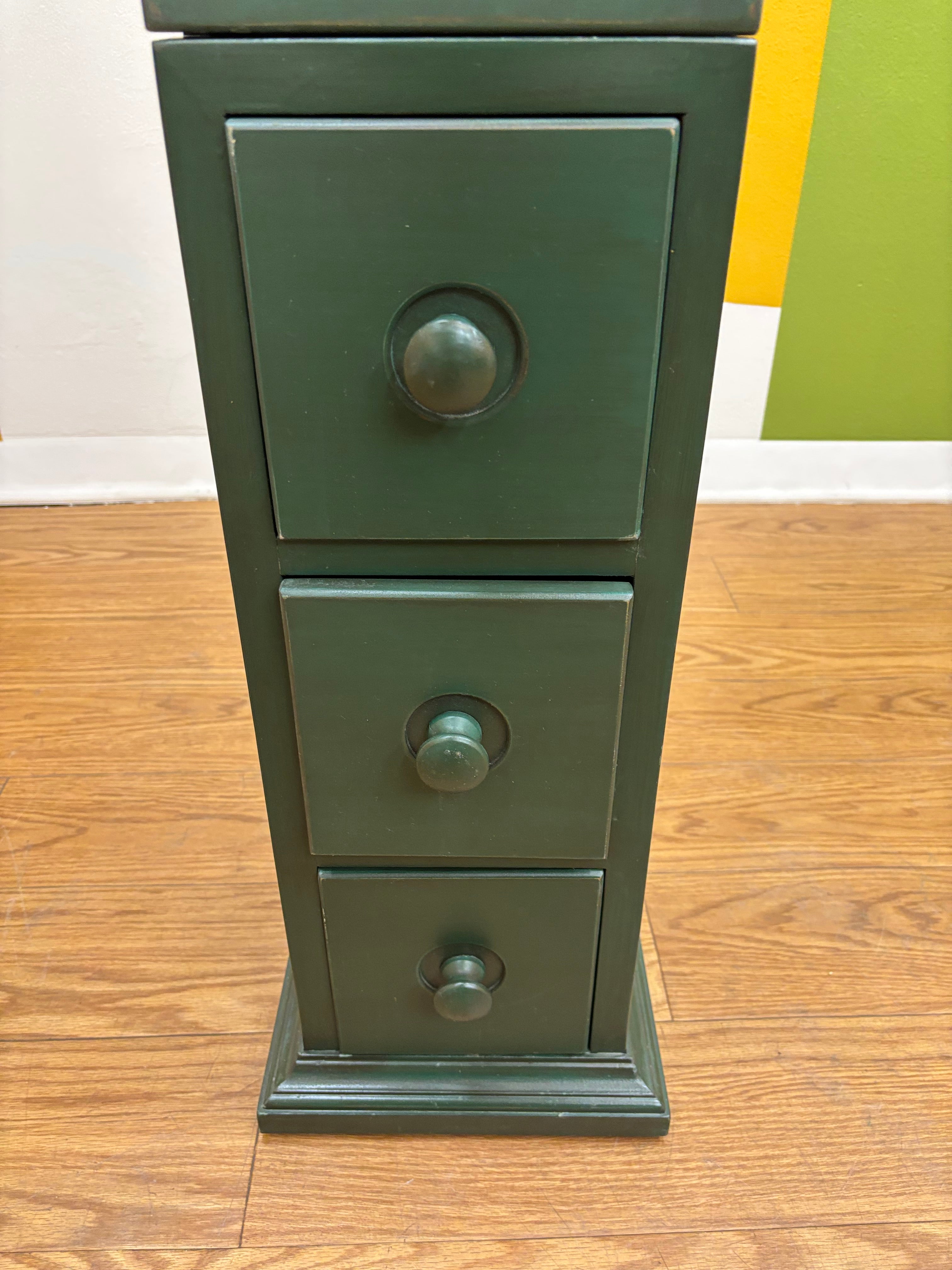 Golf Themed Narrow Cabinet