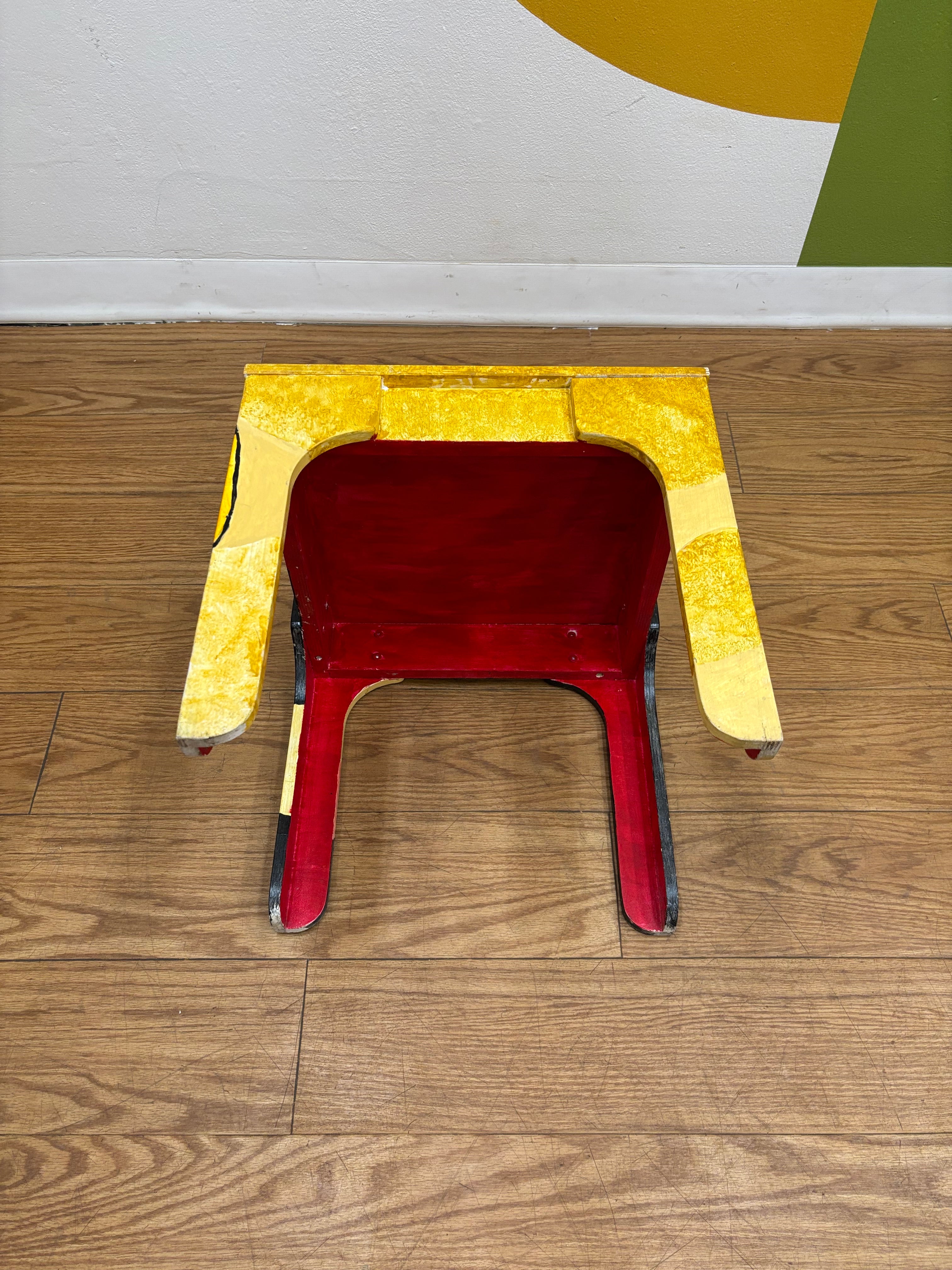 Small Hand Painted Side Table