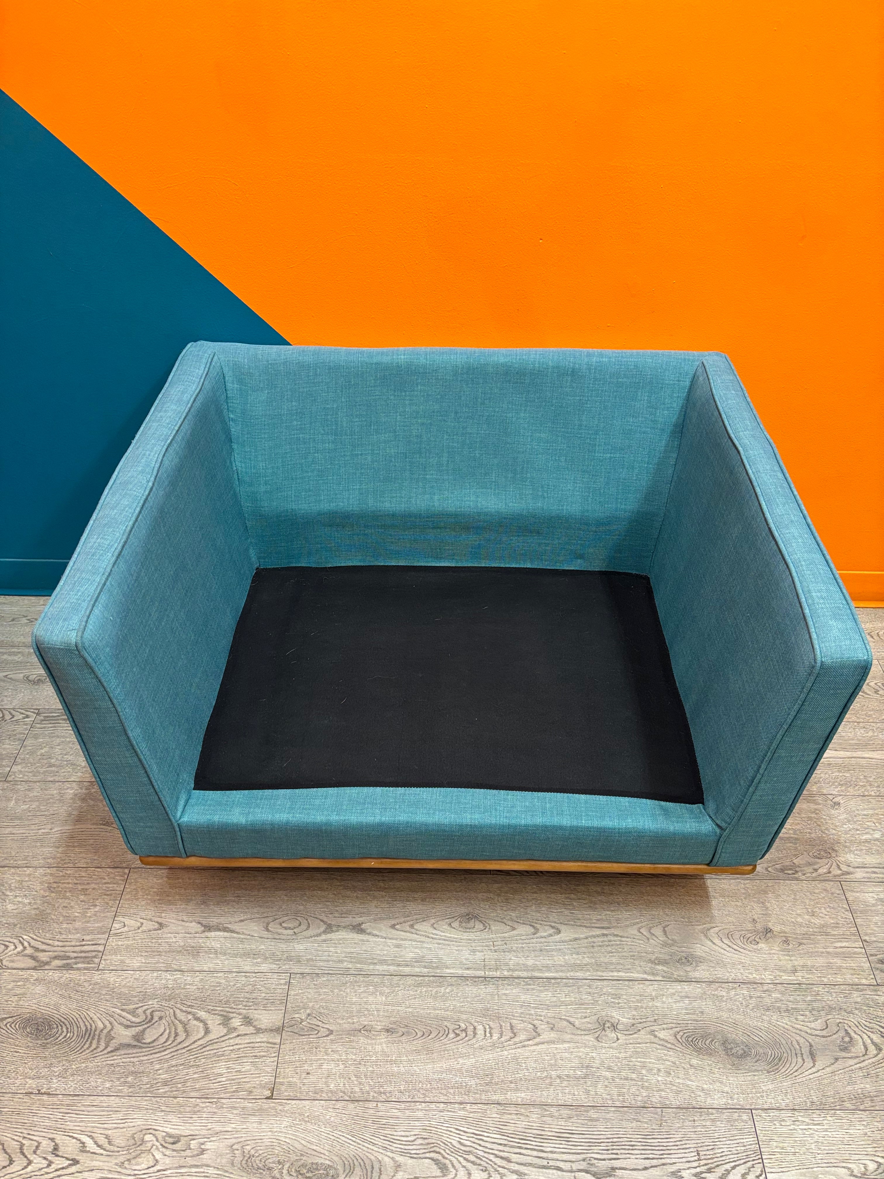 Oversized Teal Armchair