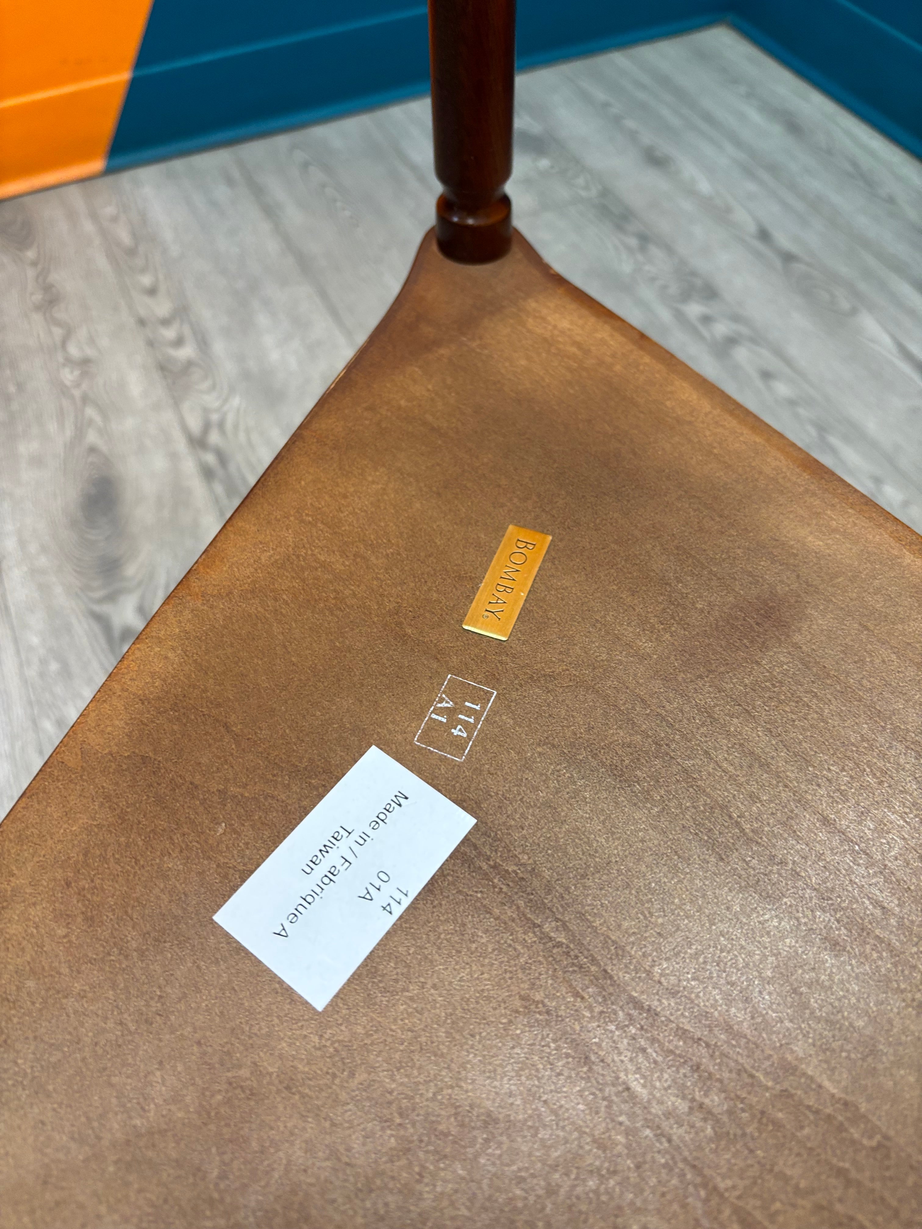 Triple Drop Leaf Folding Side Table (Bombay)