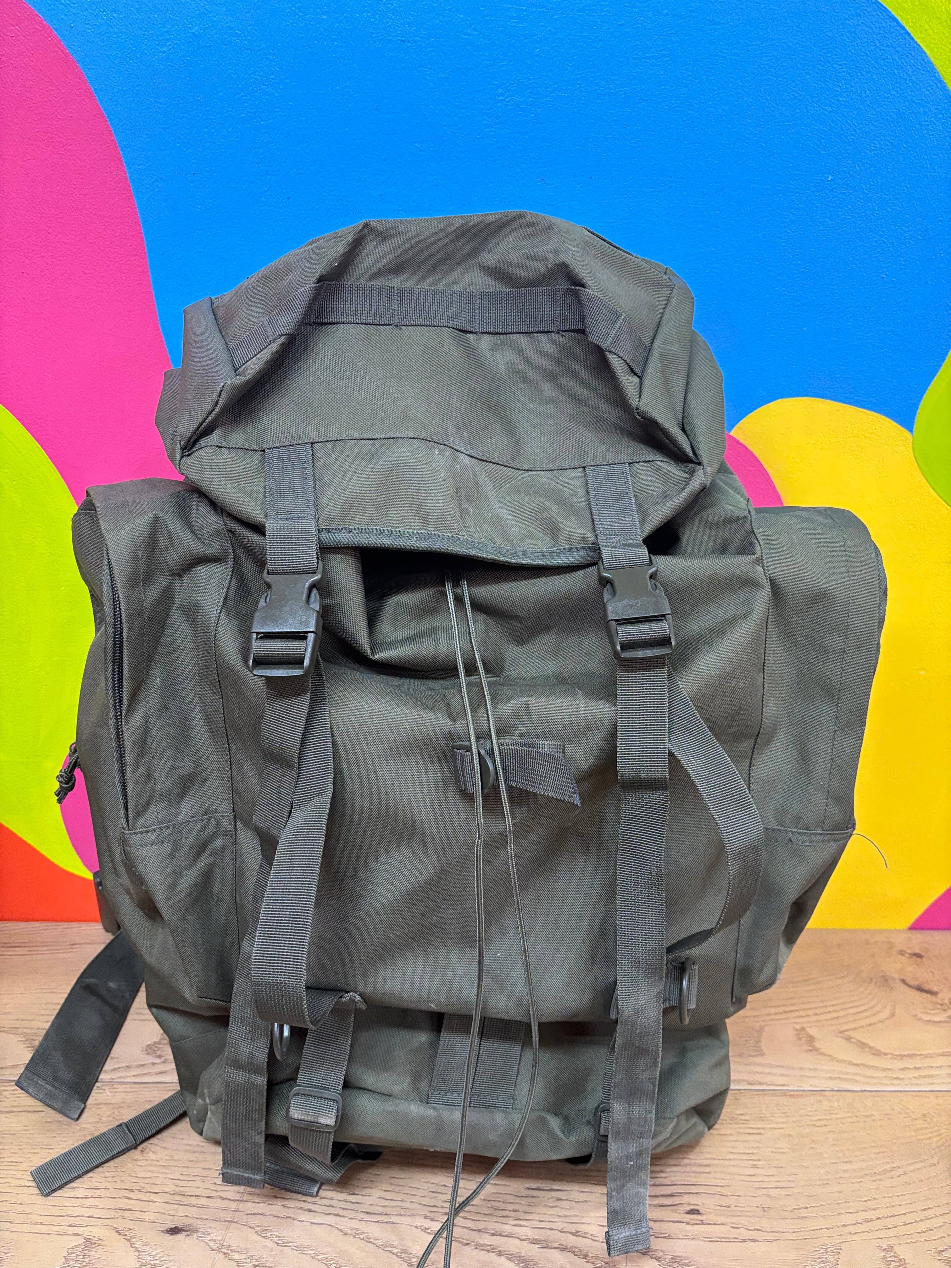 Olive Green Outdoor Backpack