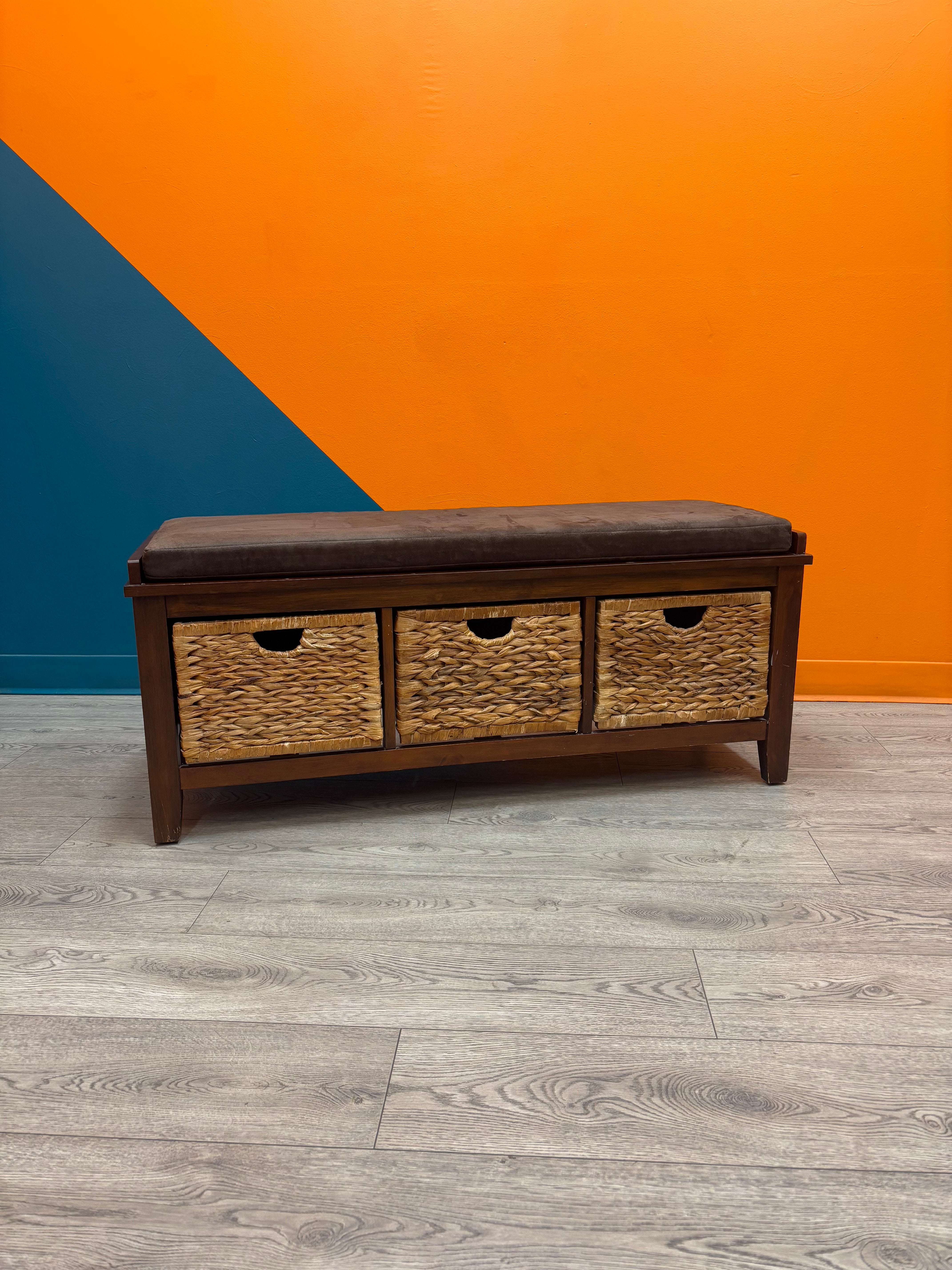 3 Drawer Storage Bench