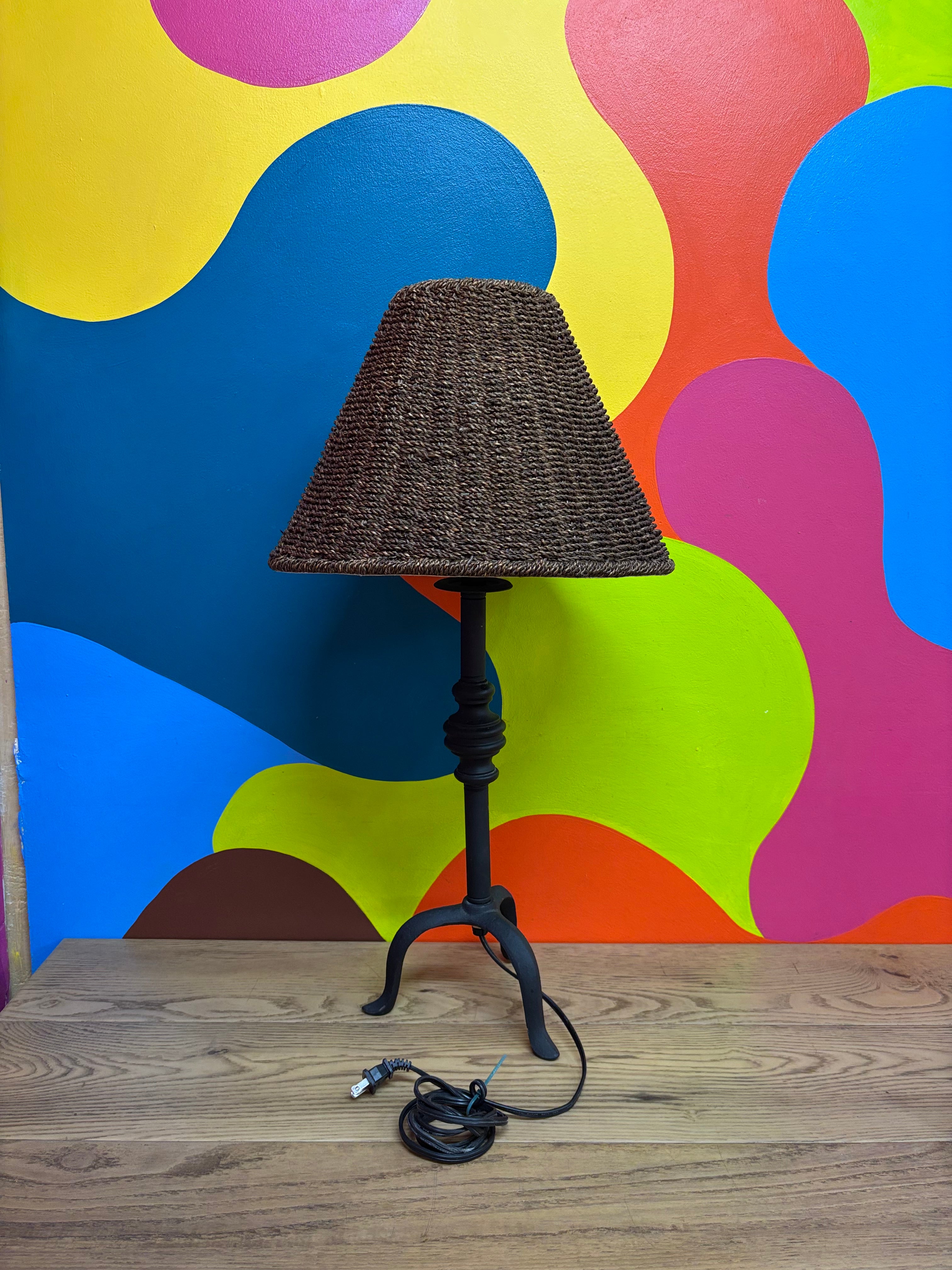 Wrought Iron Table Lamp