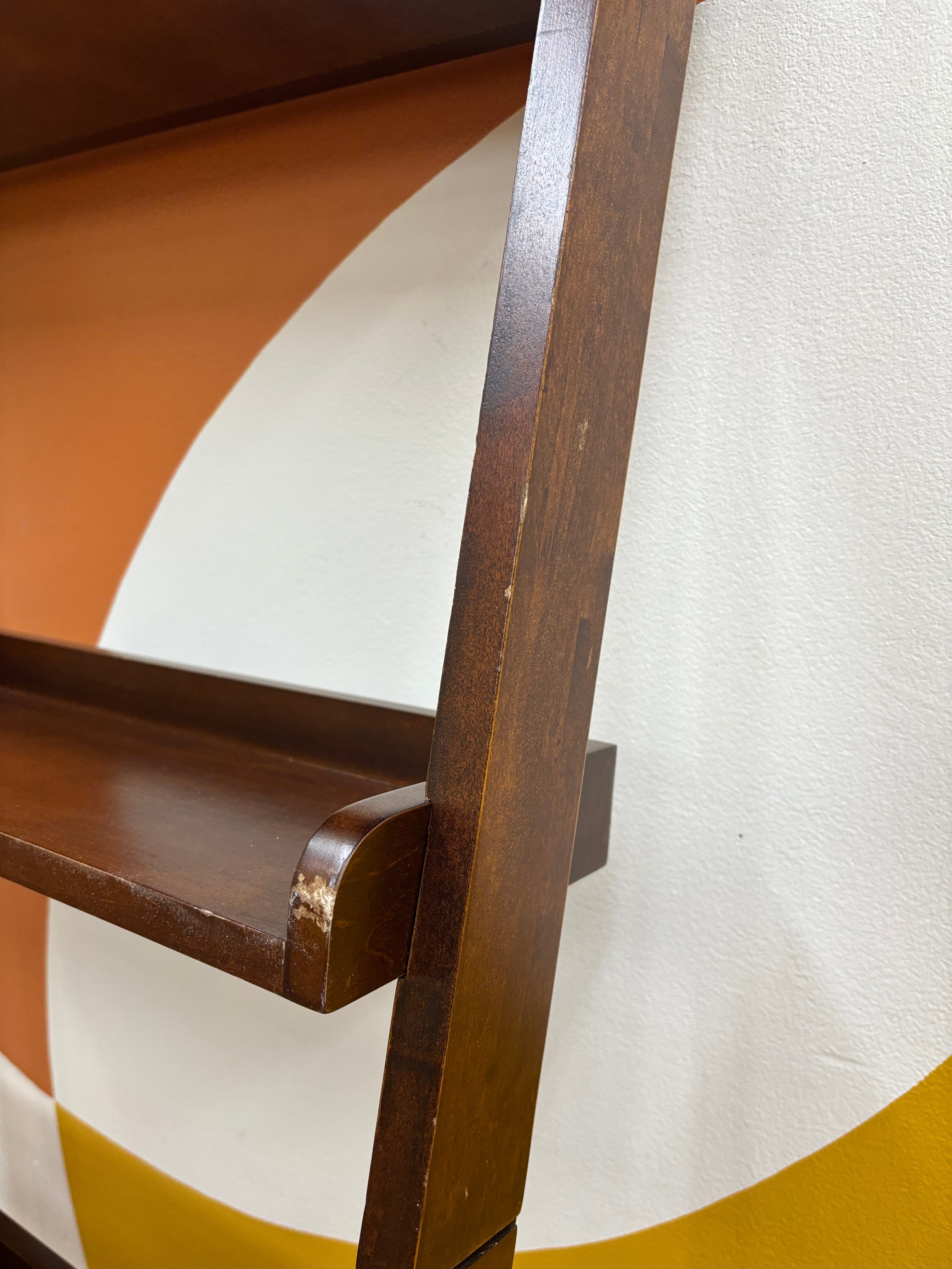 Wood Leaning Ladder Shelf (2 available)