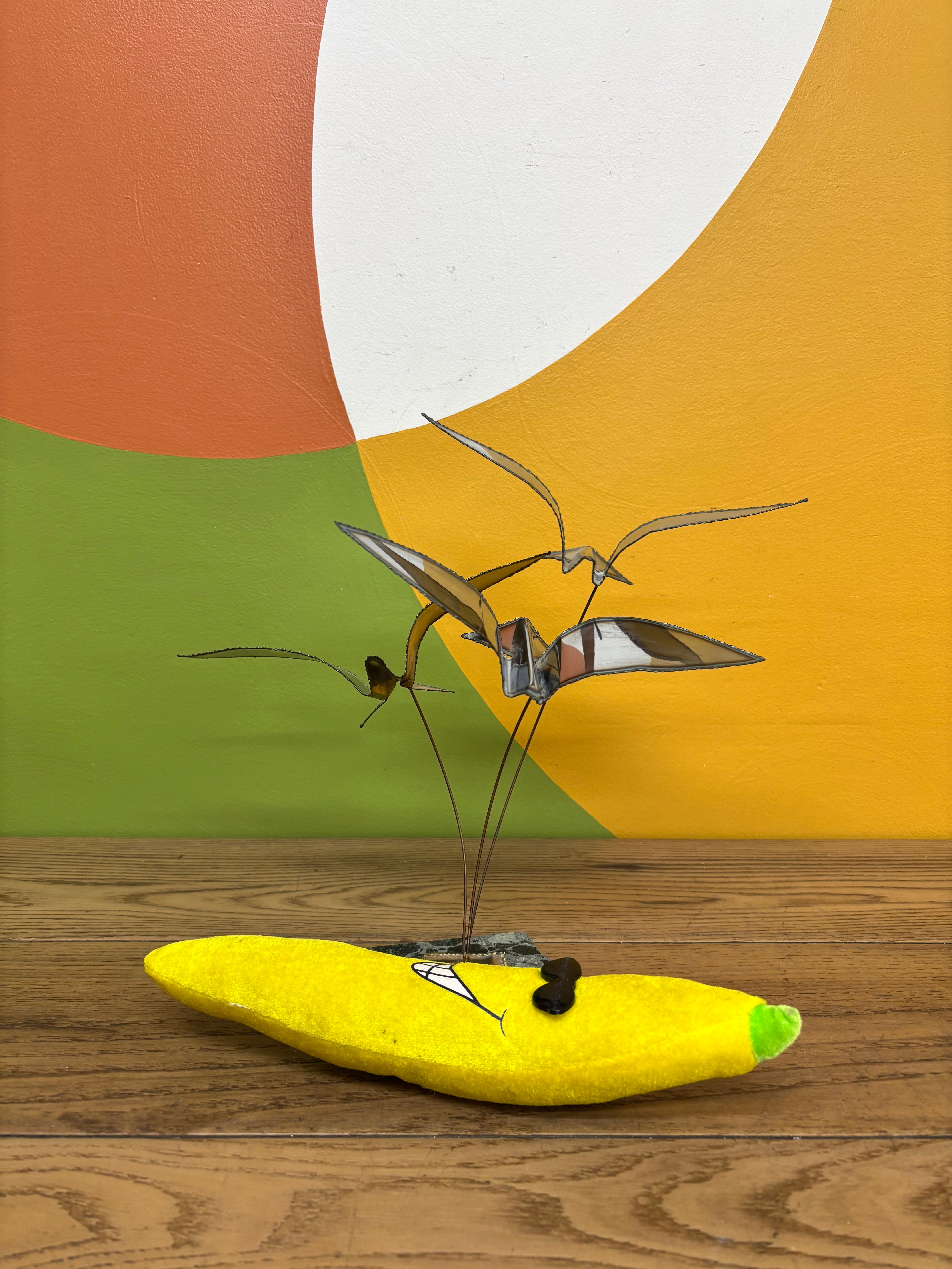 Metal Bird Sculpture