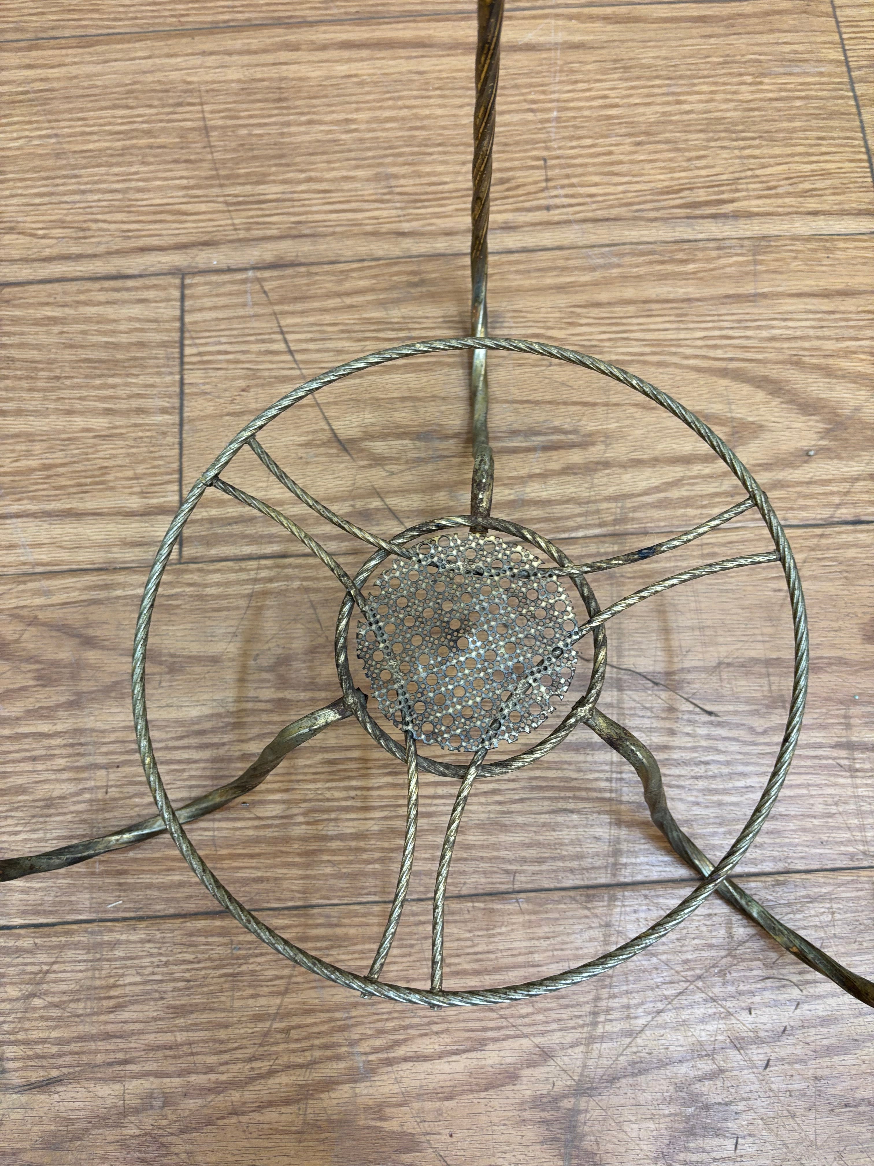 Gold Tone Plant Stand