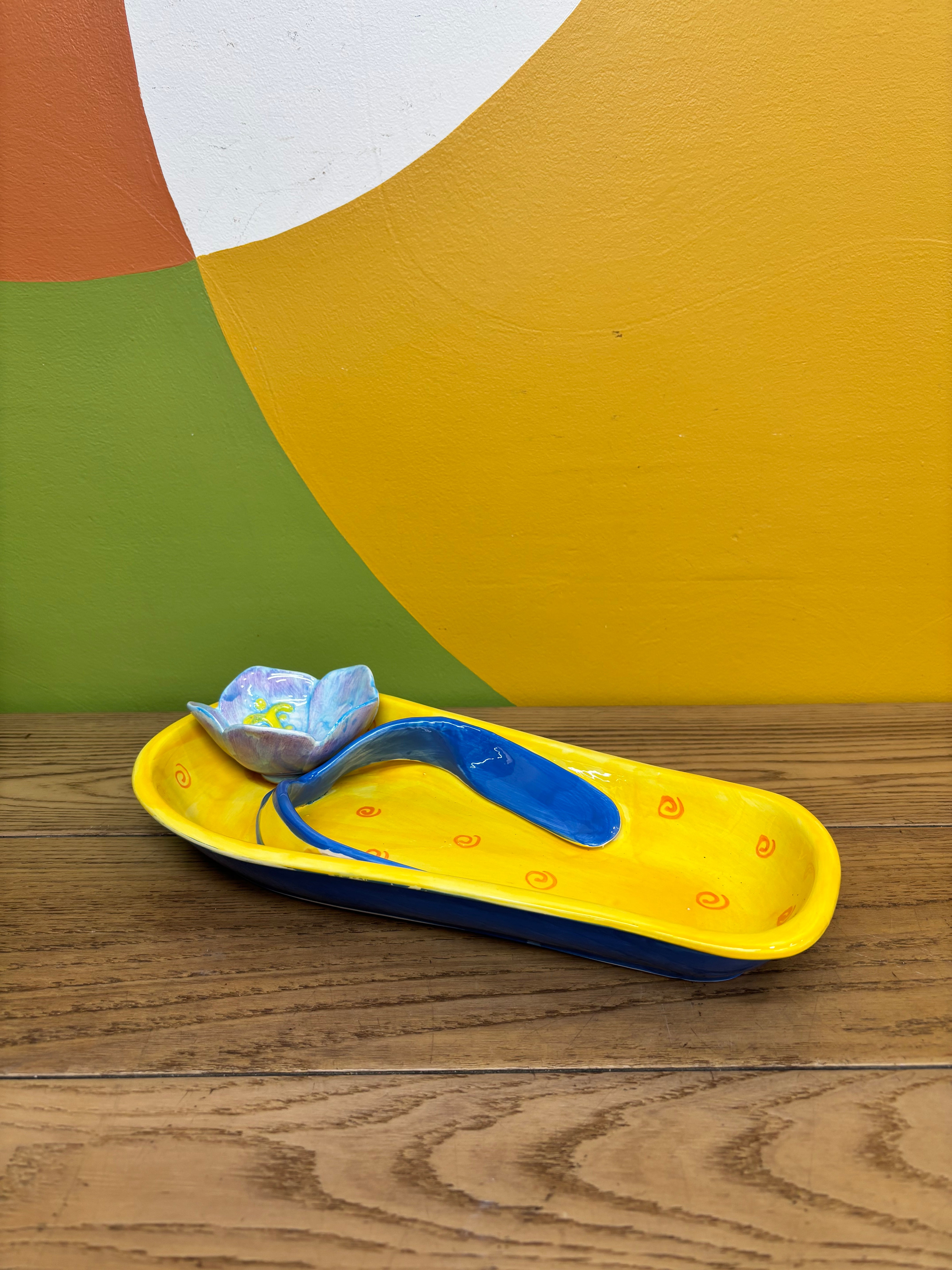 Flip Flop Chip and Dip Bowl