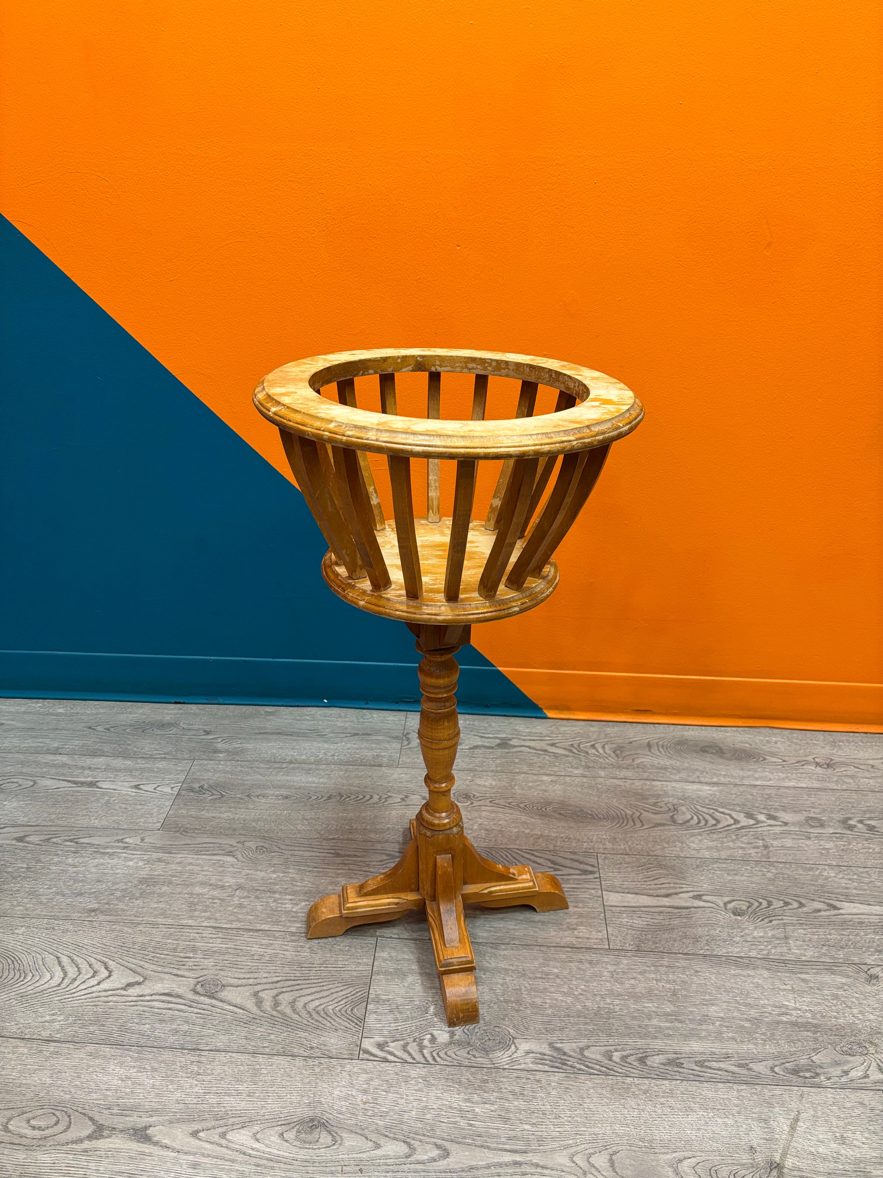 Wood Plant Stand
