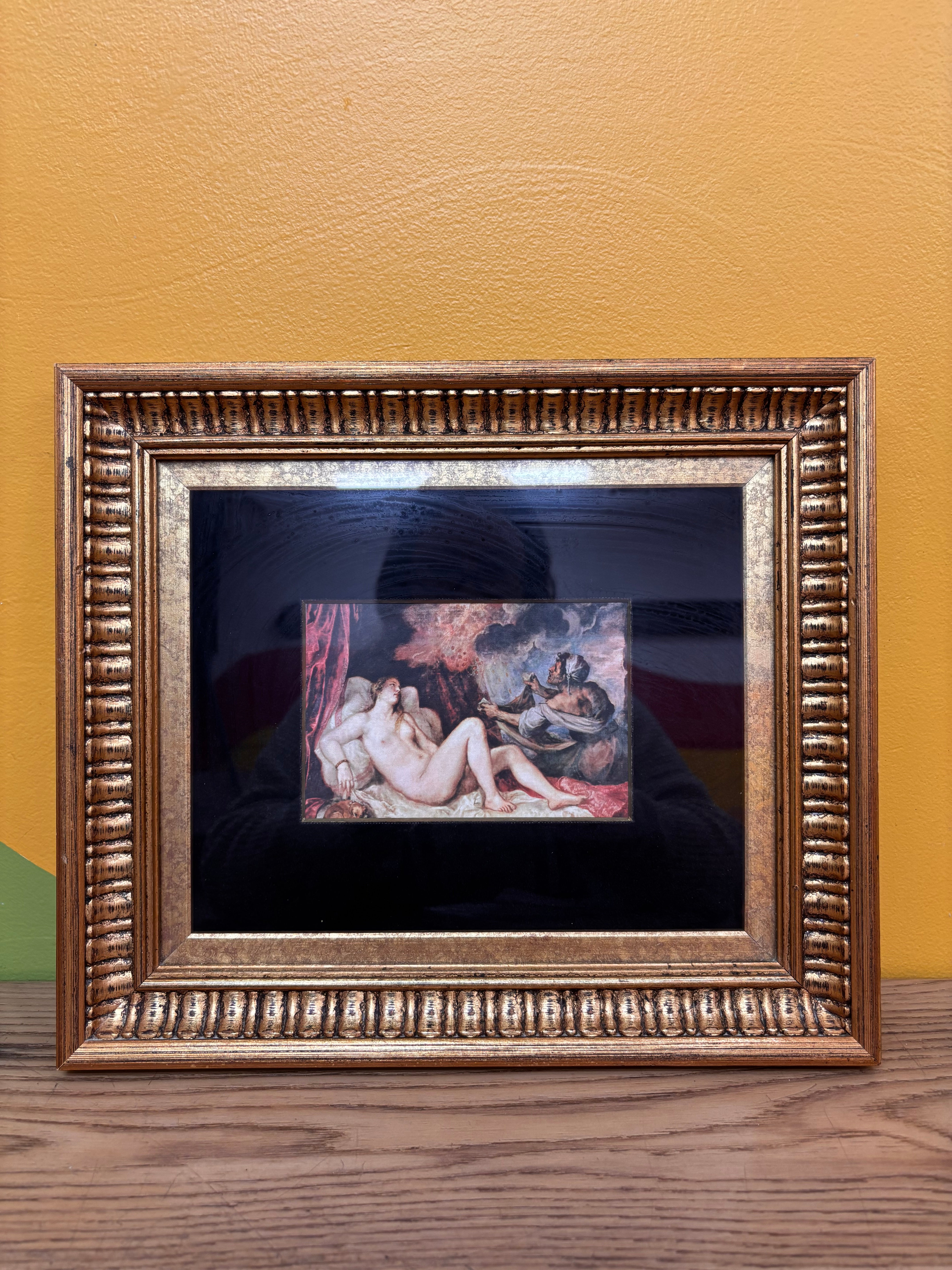 Set of 2 Gold Framed Art