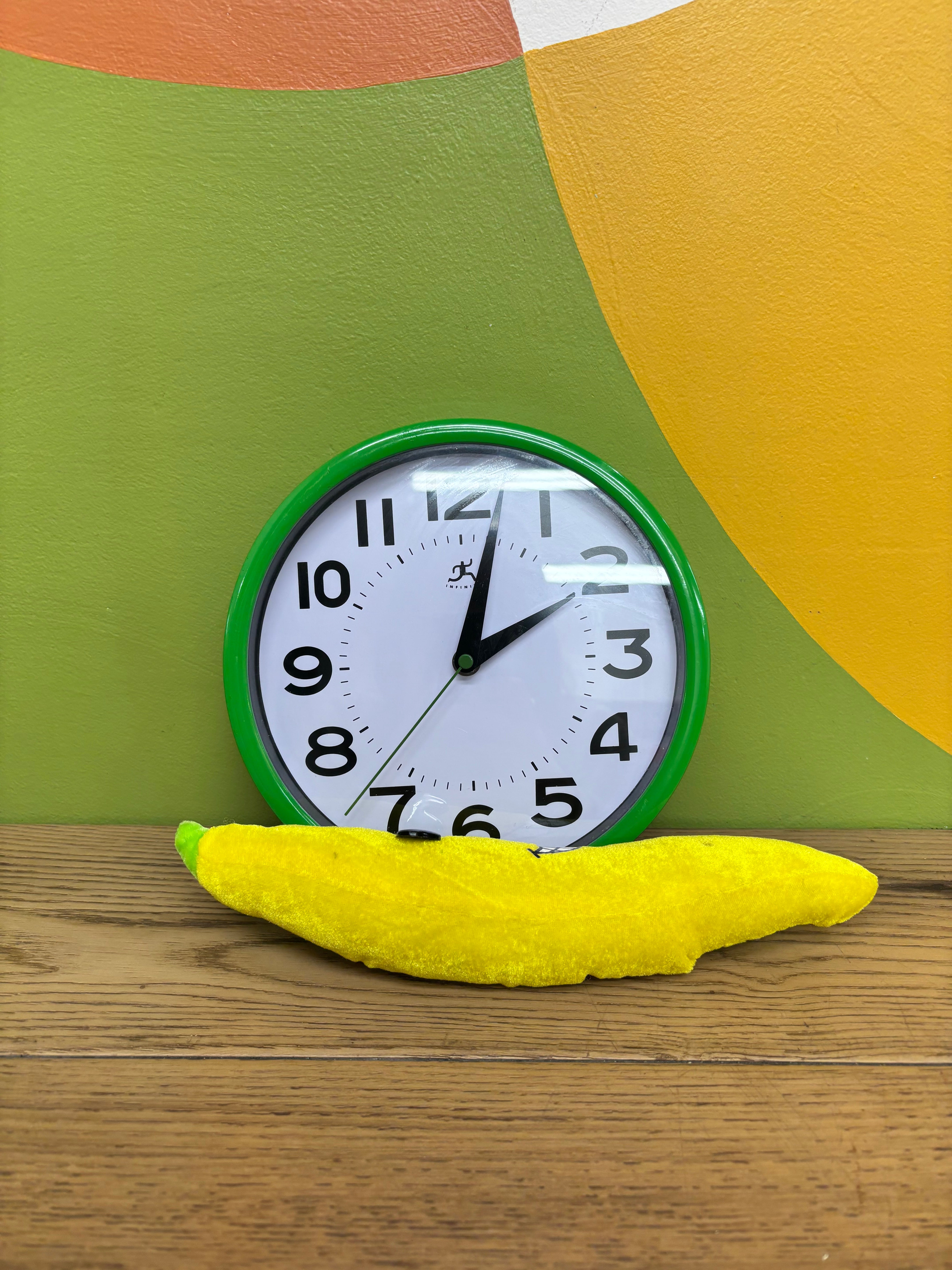 Green Wall Clock