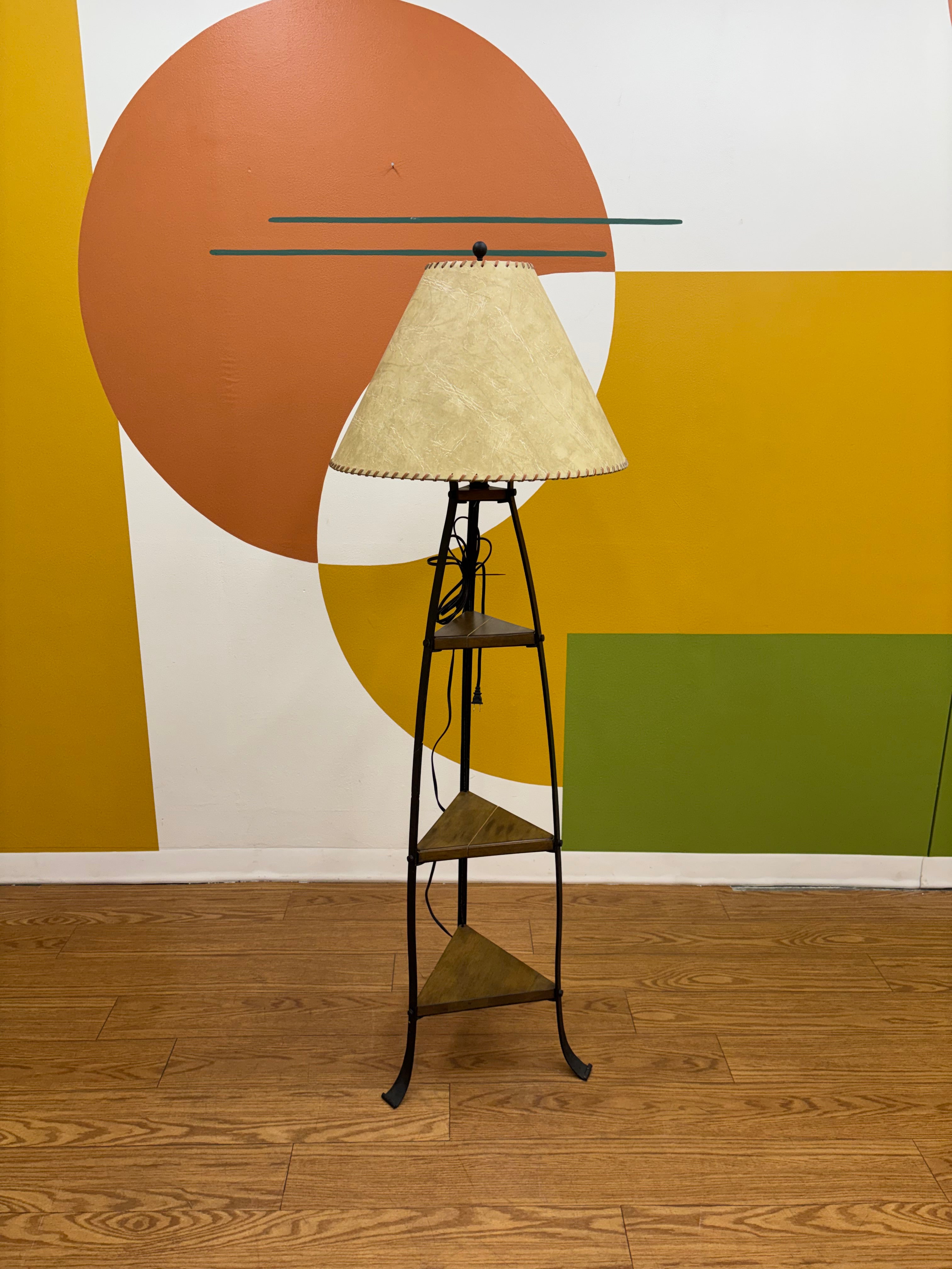 3 Tier Shelf Floor Lamp