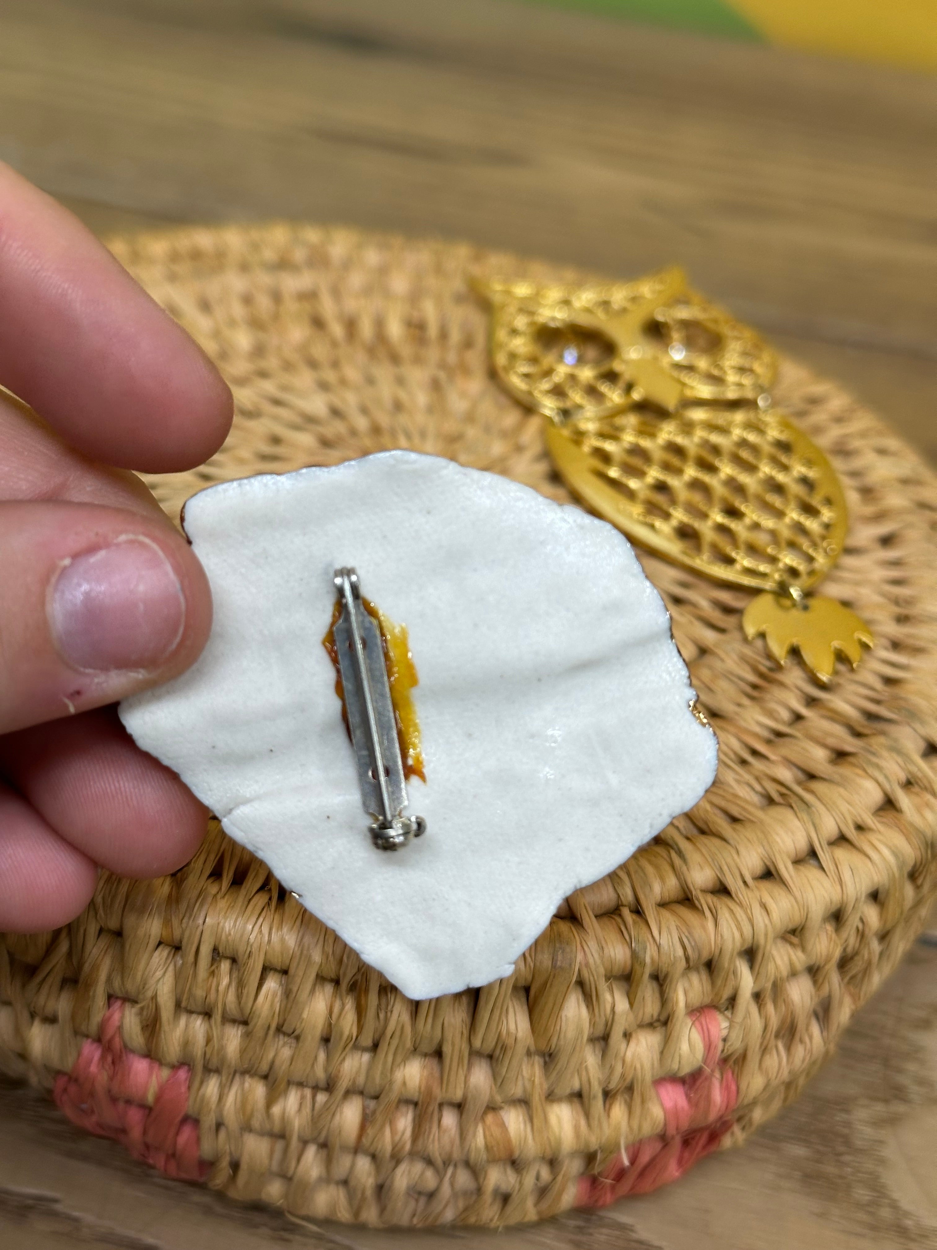 Bundle of Gold Tone Brooches