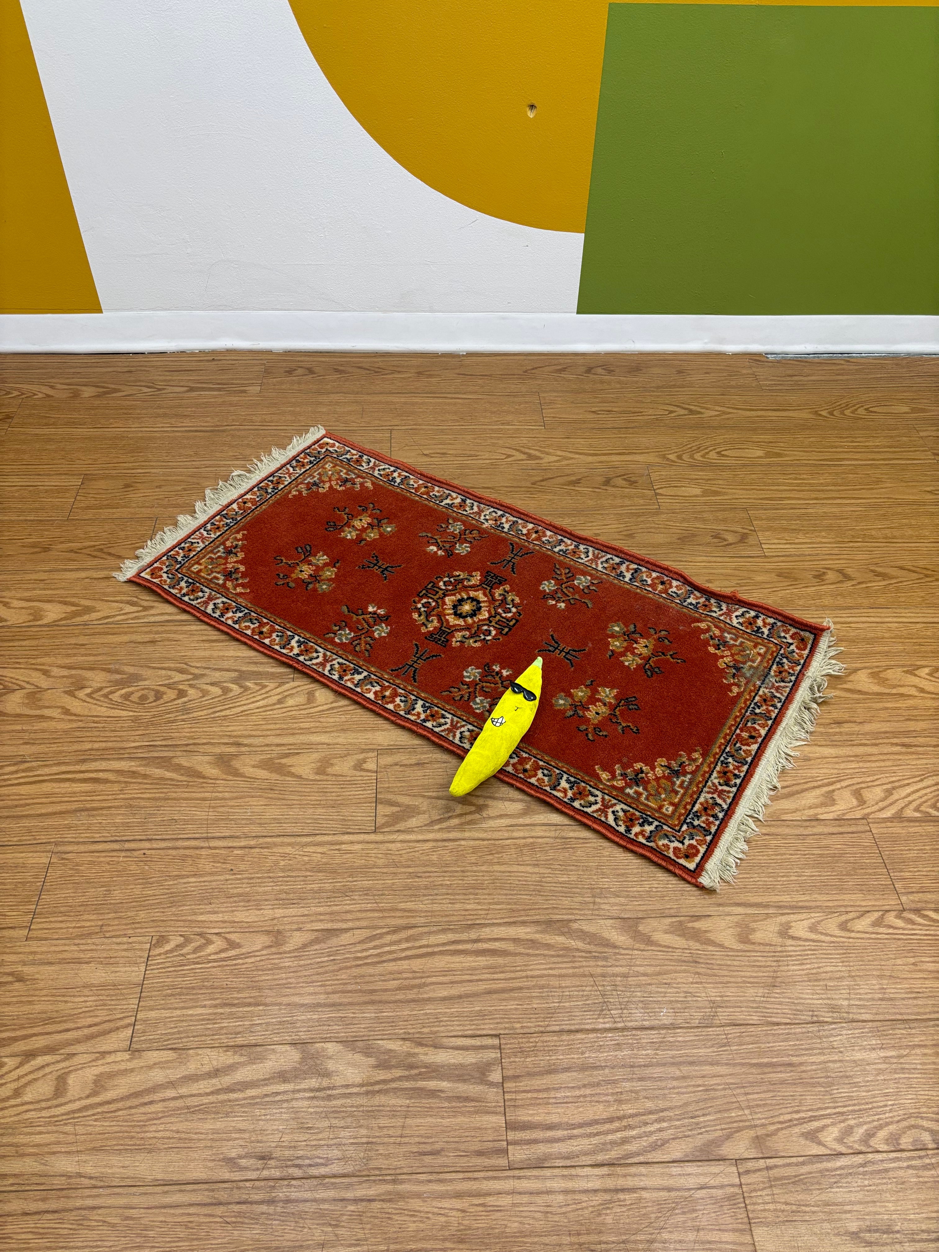 Small Orange Rug