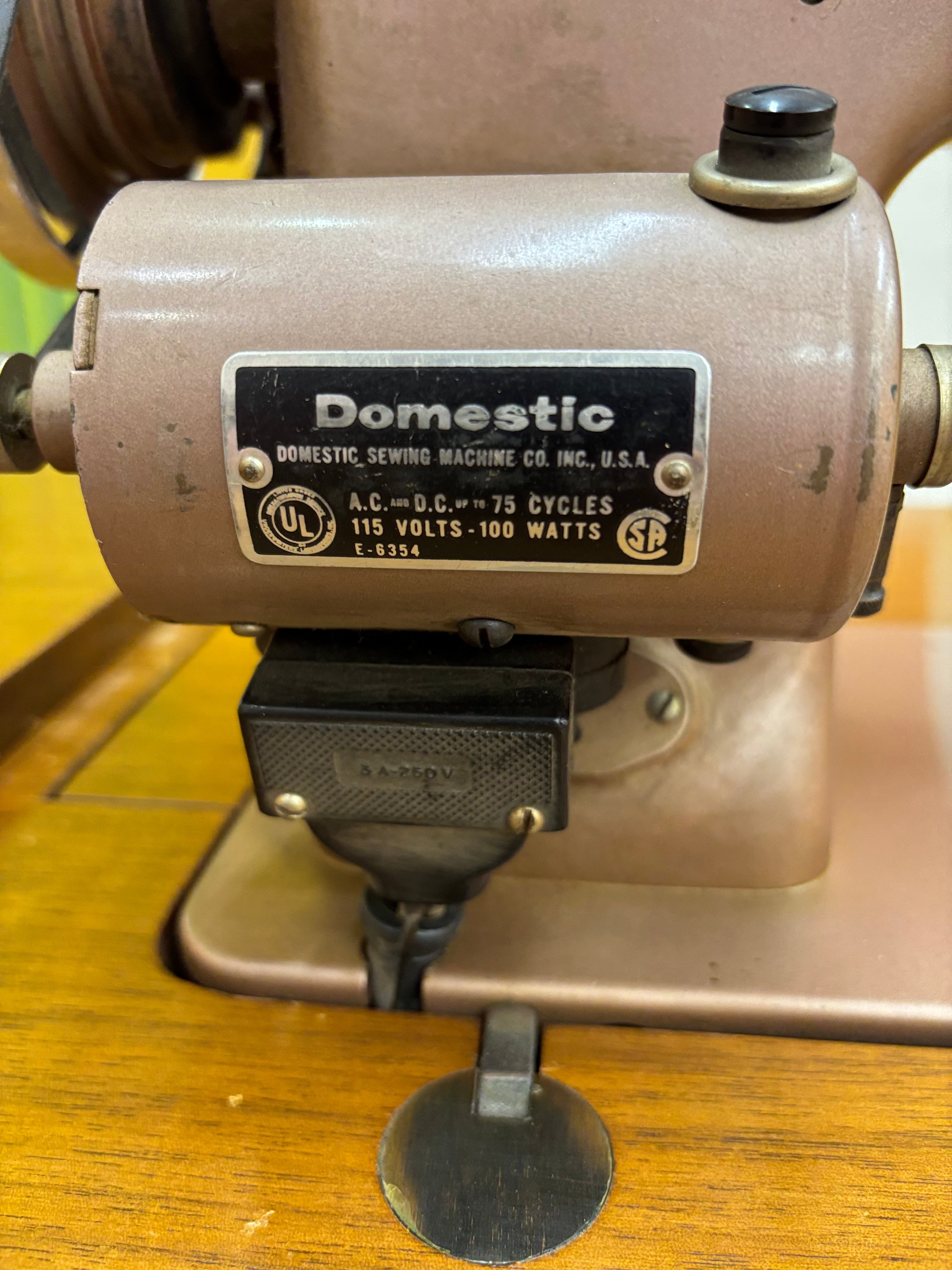 Domestic Imperial Automatic Sewing Machine Cabinet