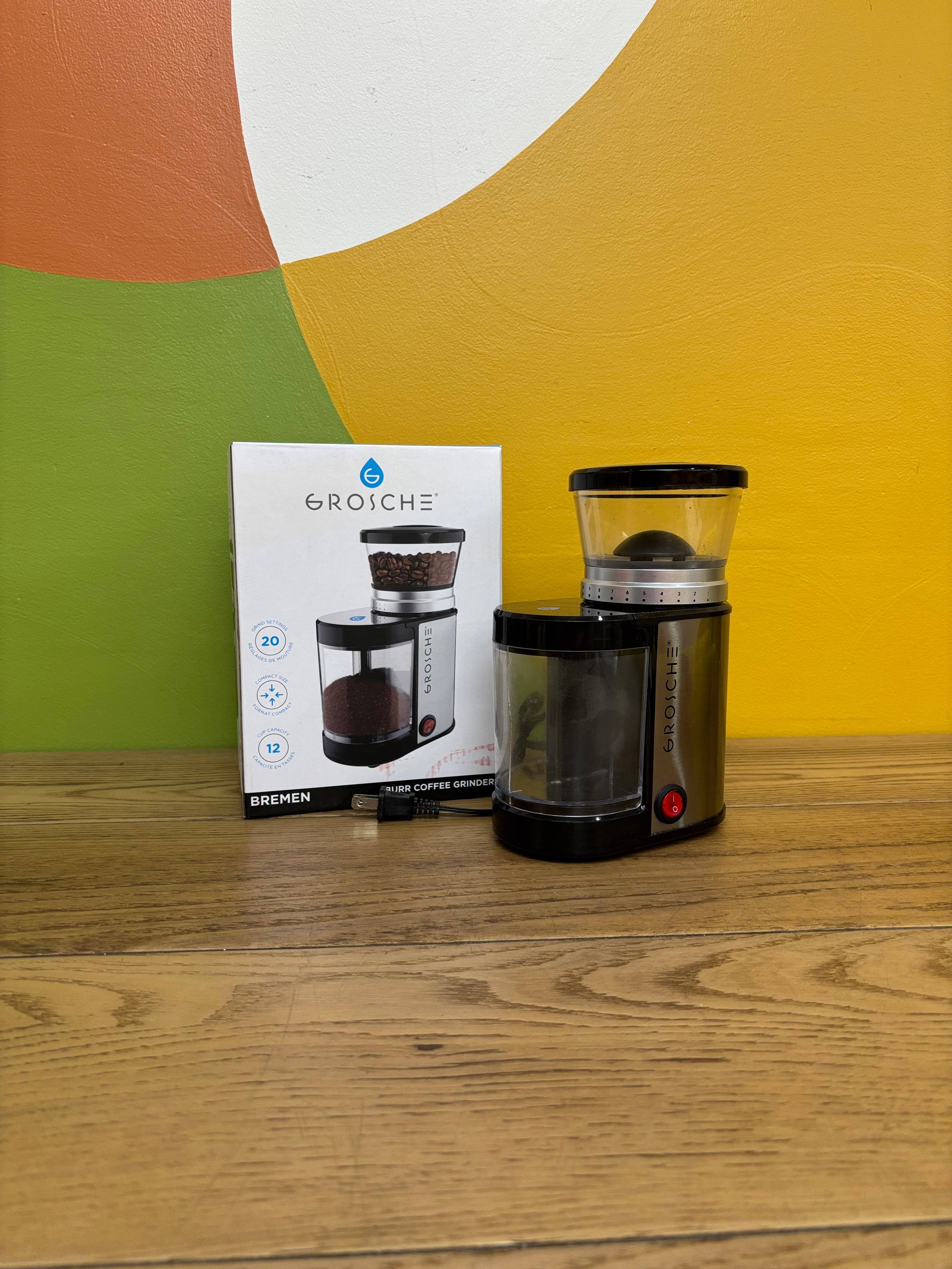 Grosche Bremen Burr Electric Coffee Grinder