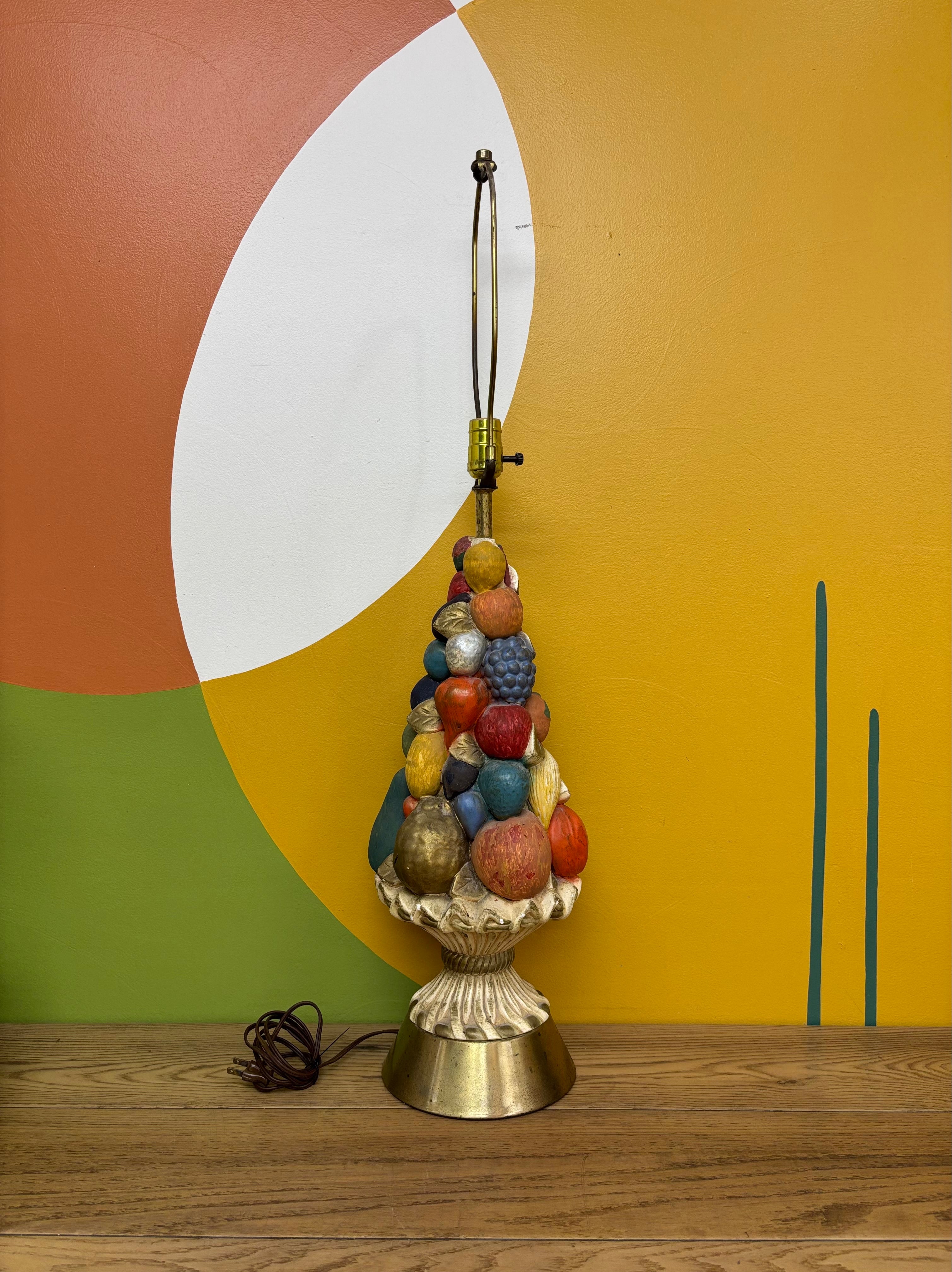 Ceramic Fruit Table Lamp