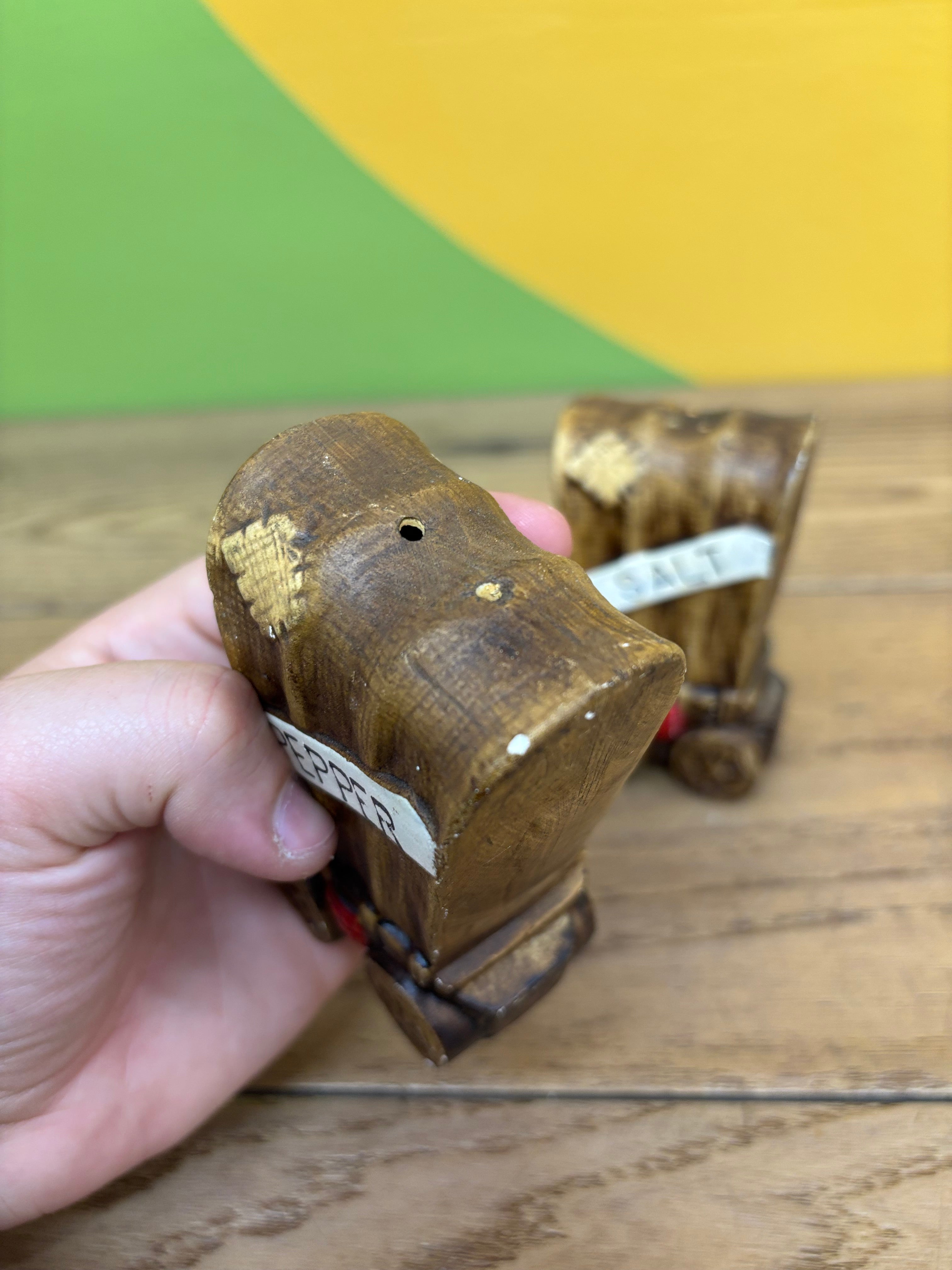 Wagon Salt & Pepper Shakers