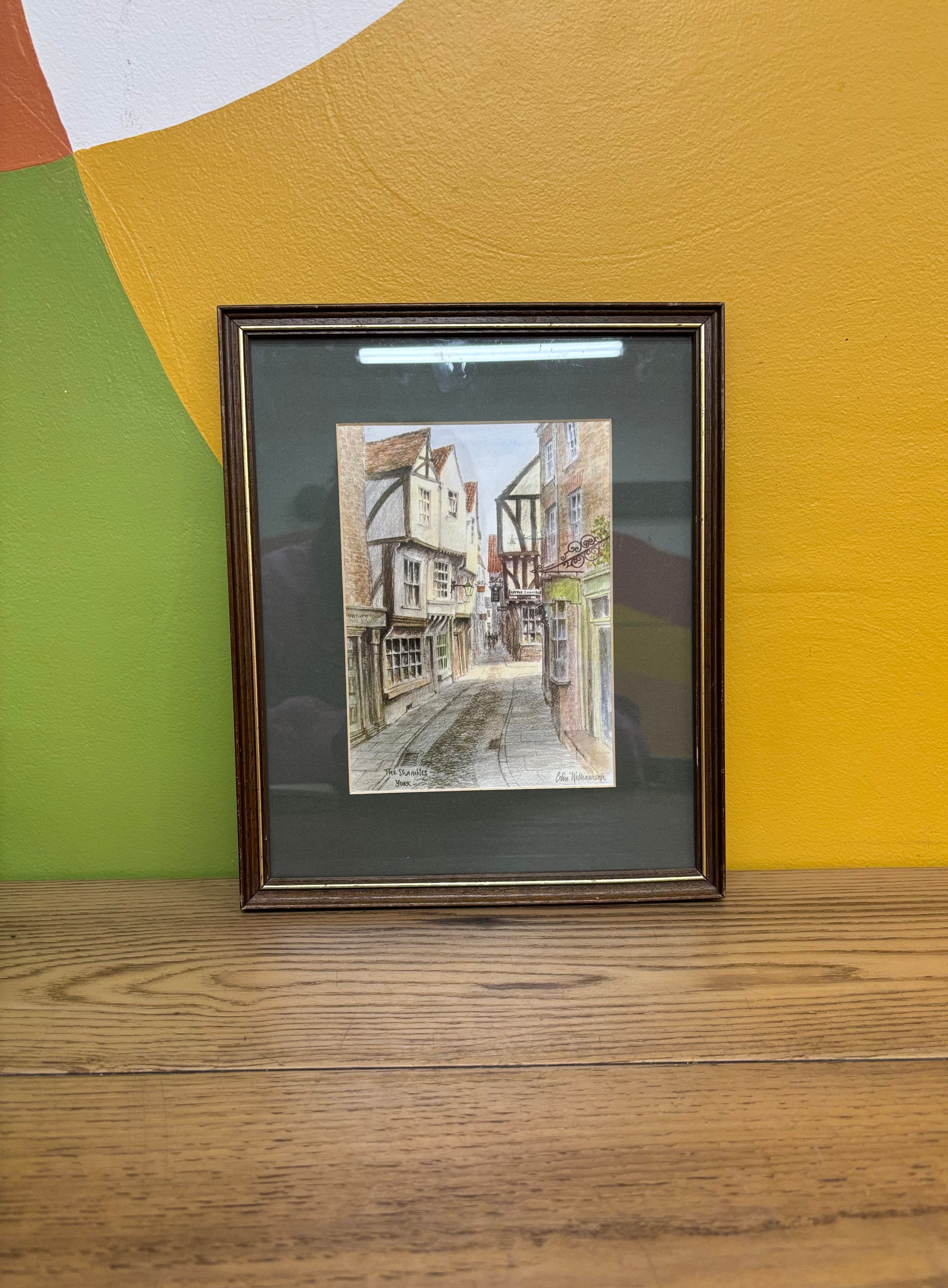The Shambles York Print by Colin Williamson