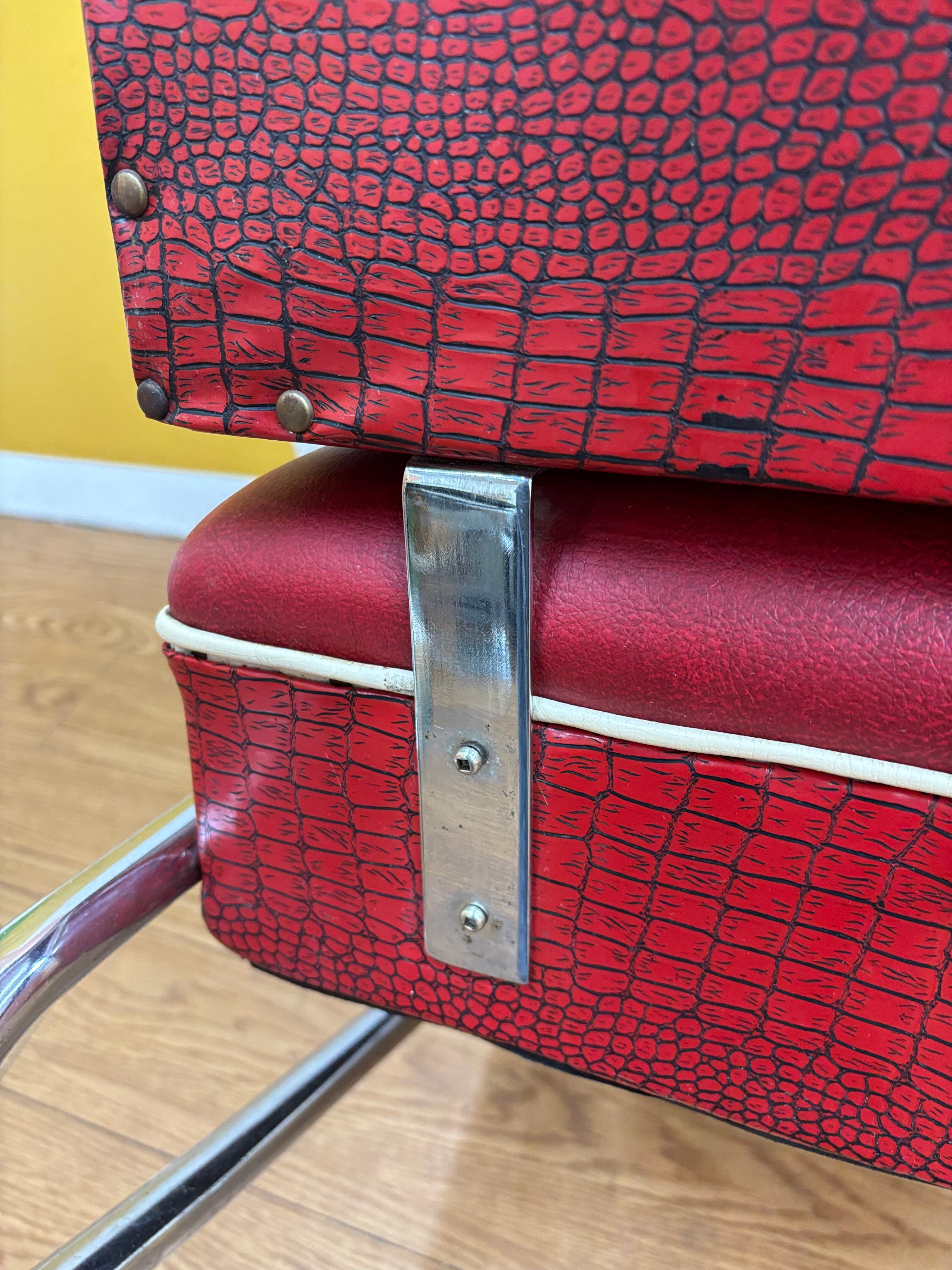 Red Lounger Chair