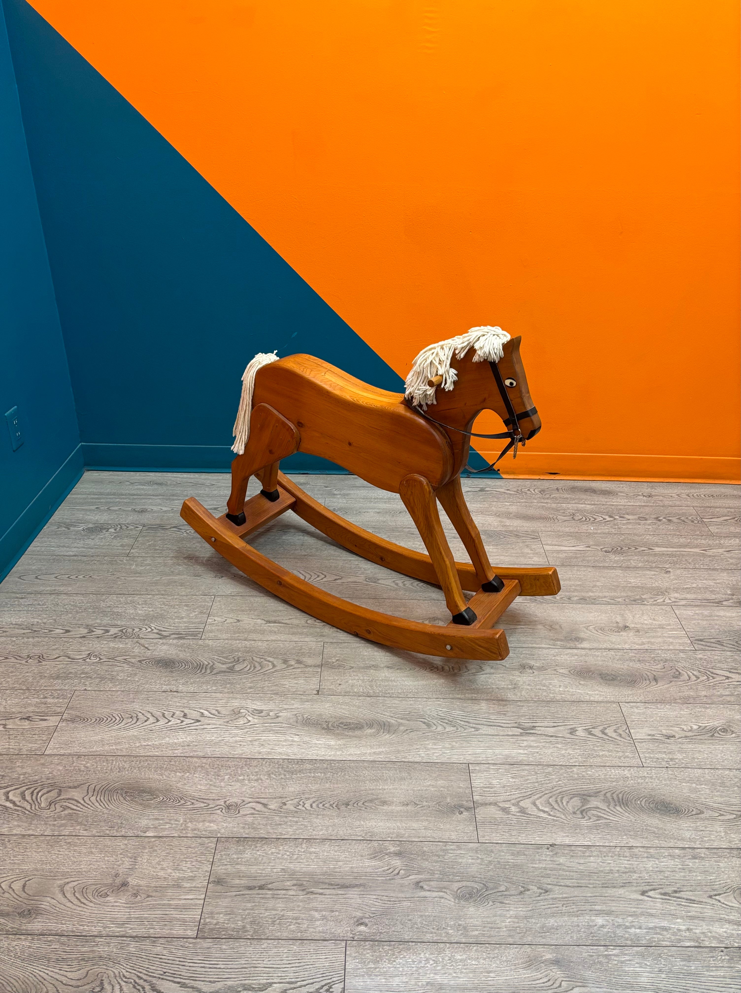 Wood Rocking Horse