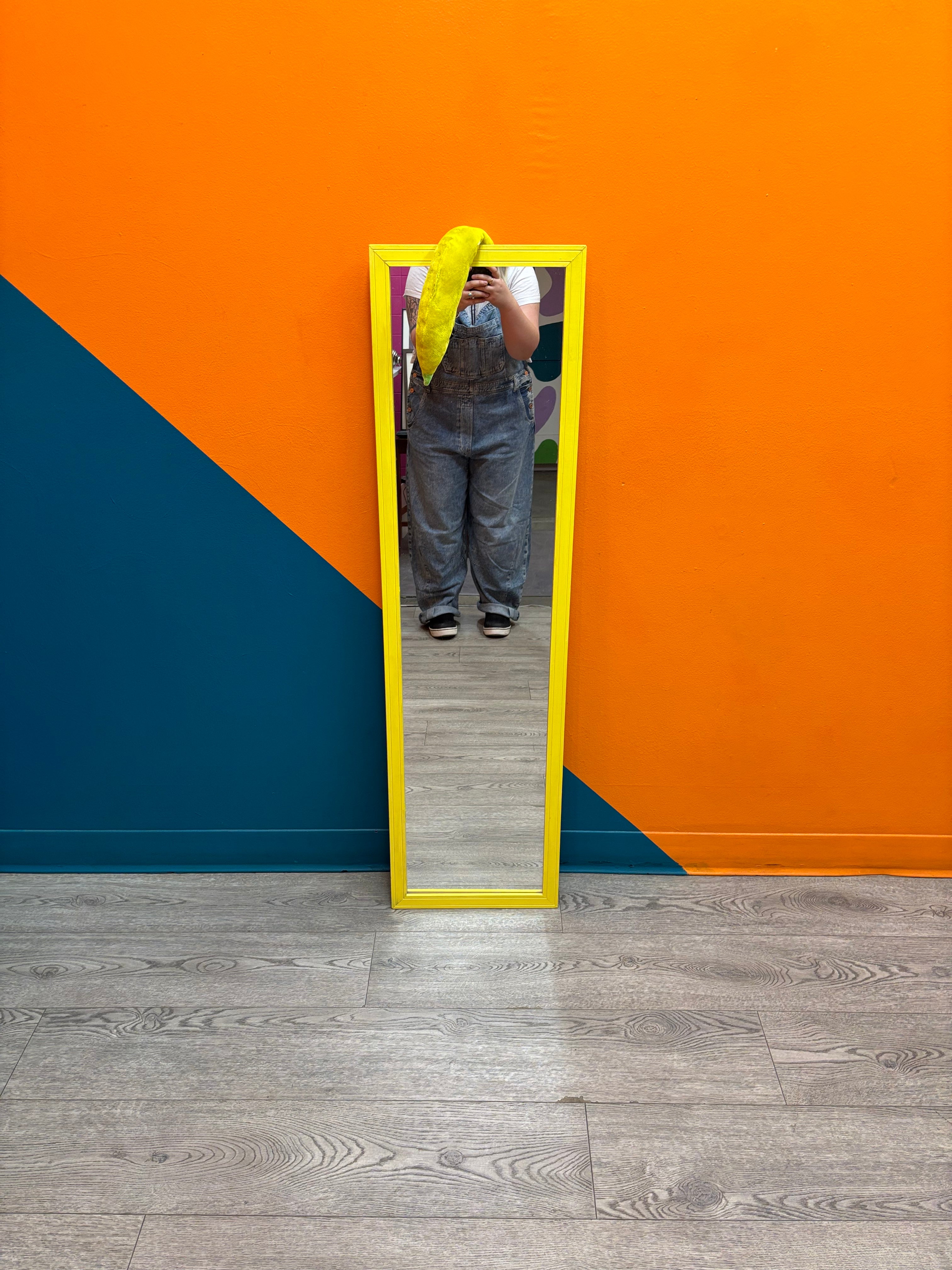 Yellow Framed Mirror