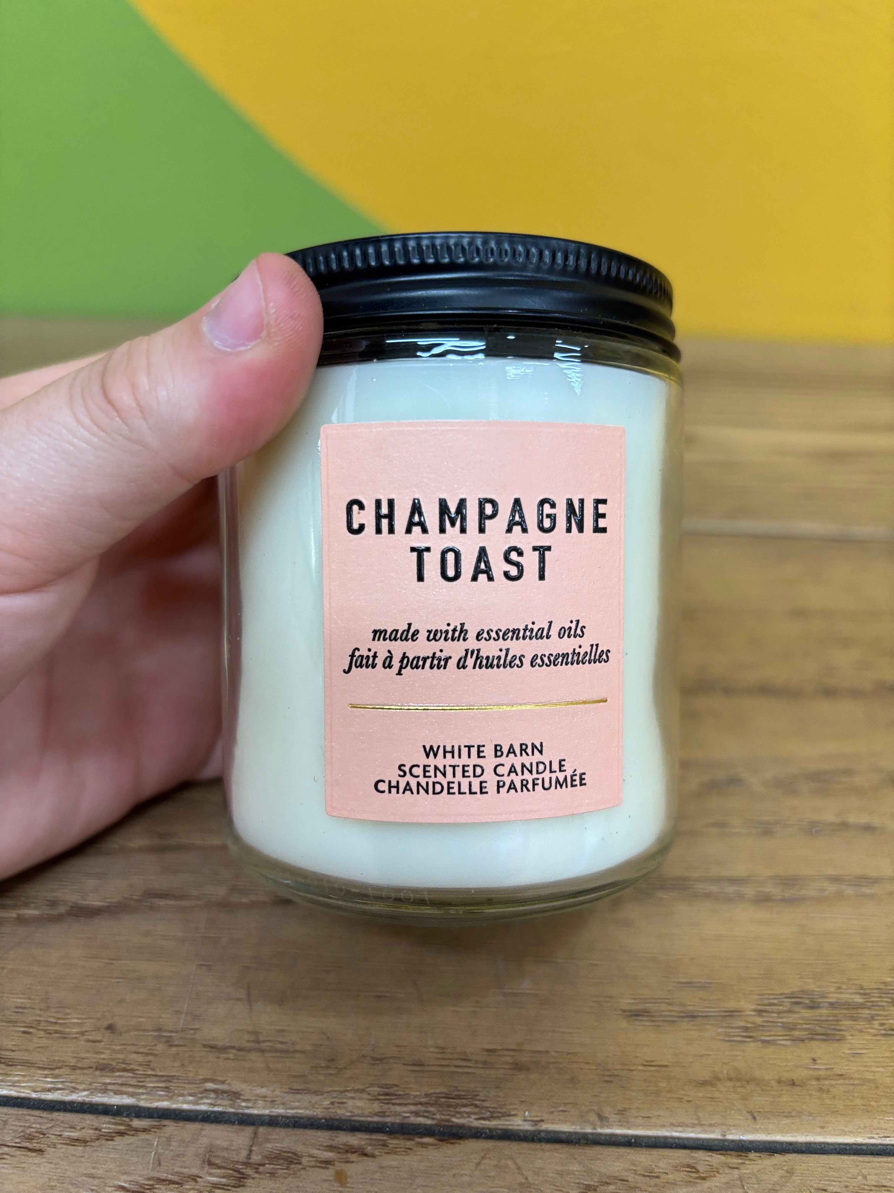 Champagne Toast 1 Wick Candle