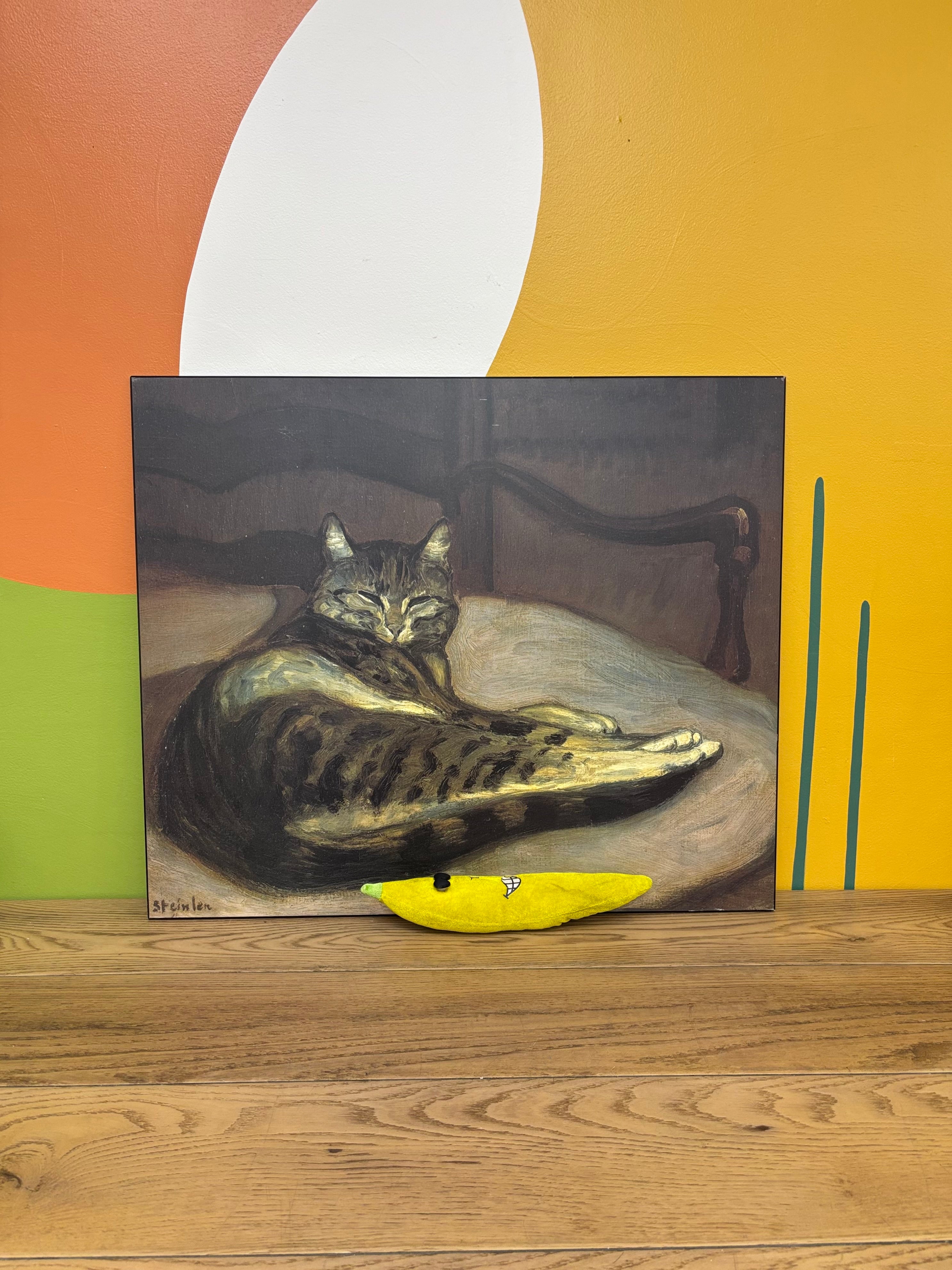 Cat on Chair Print