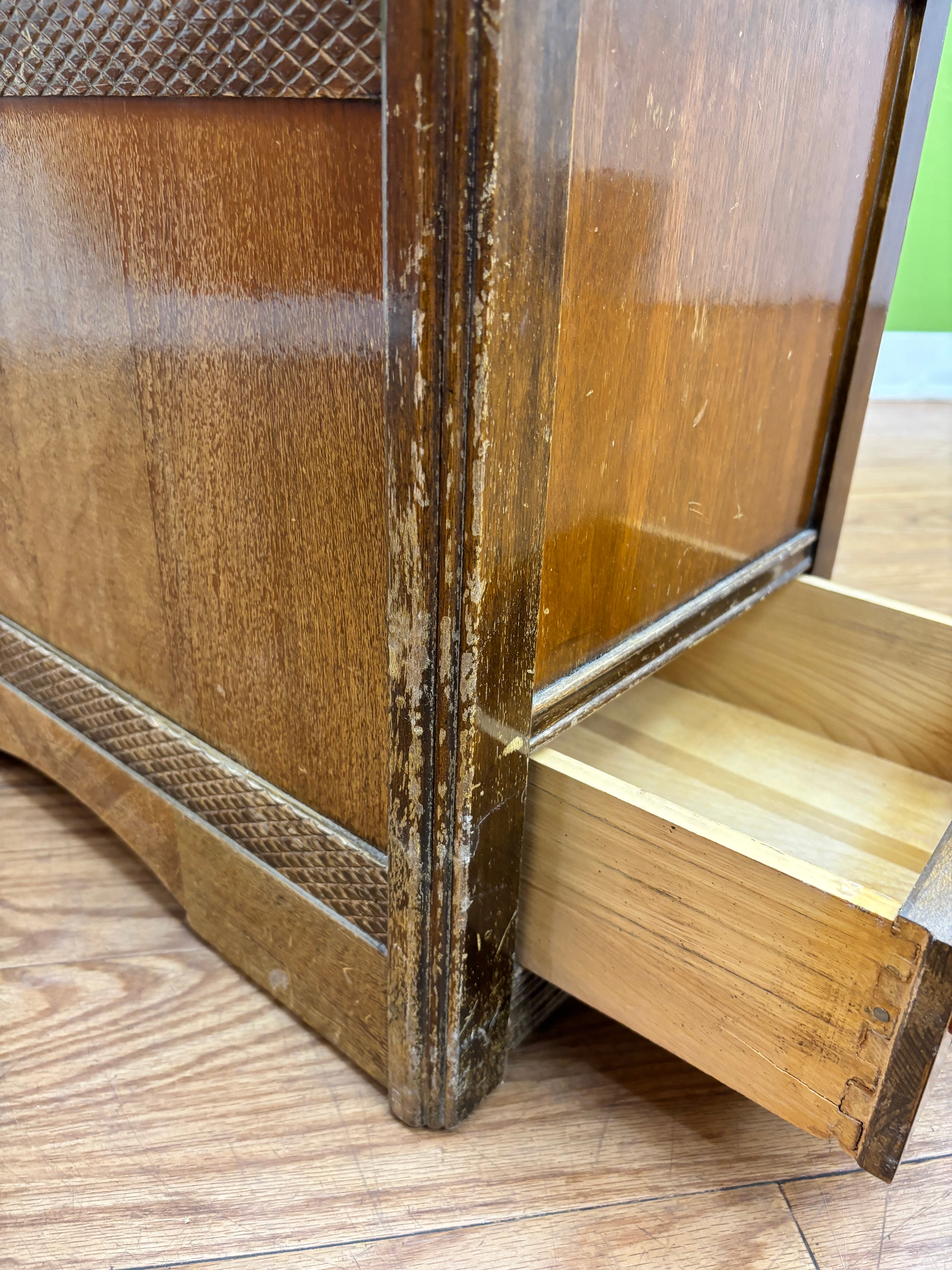 Wood Ottoman