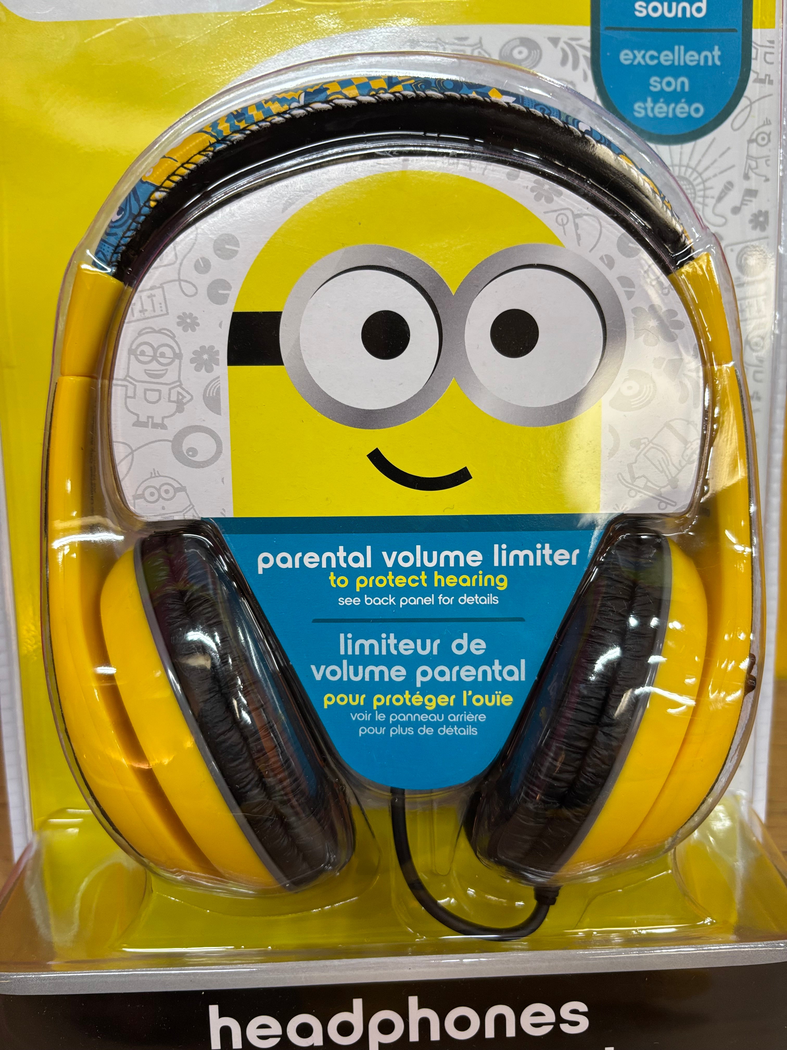 Minons Parental Control Headphones - NEW