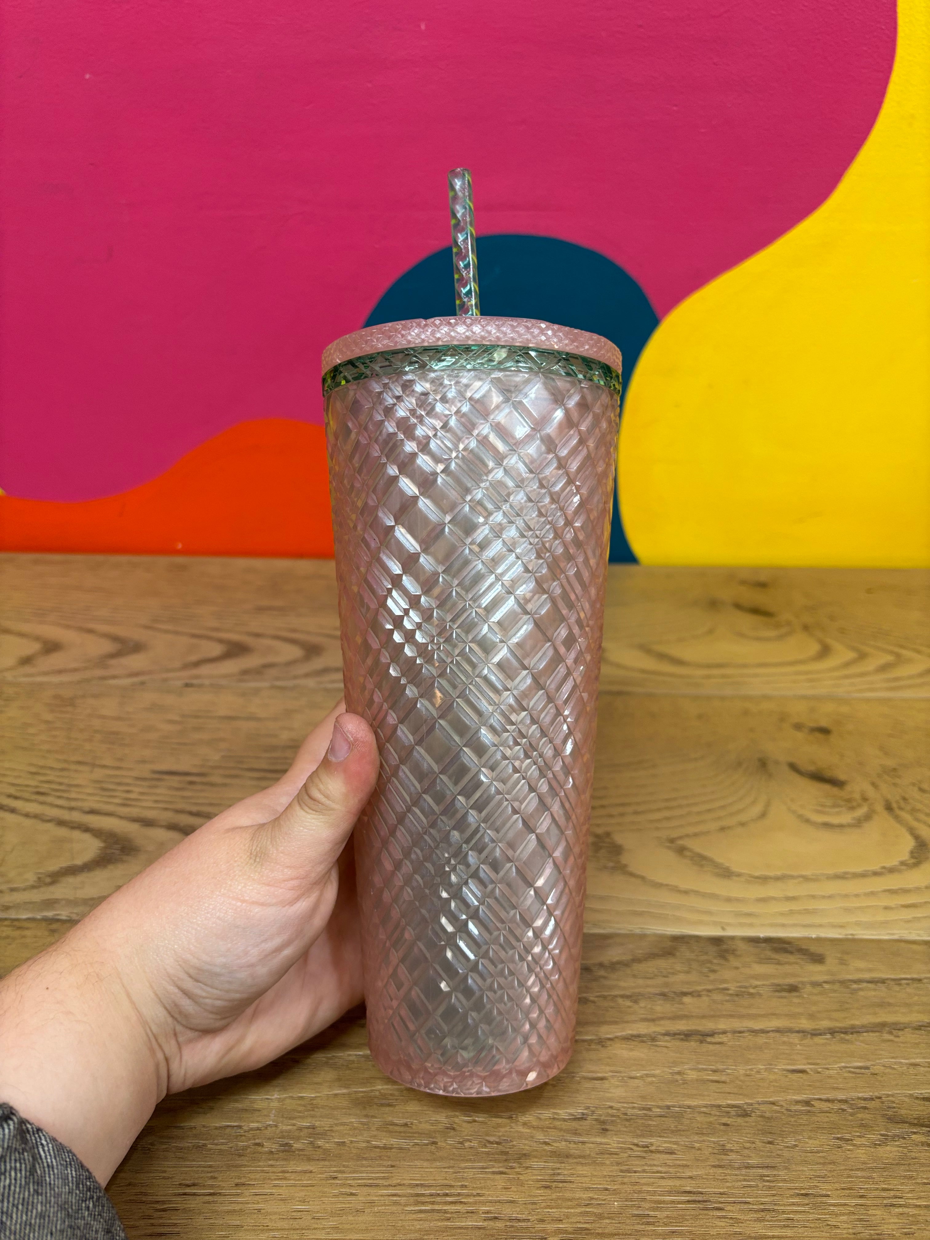 Starbucks Spring Pink Pearl 24oz Tumblr
