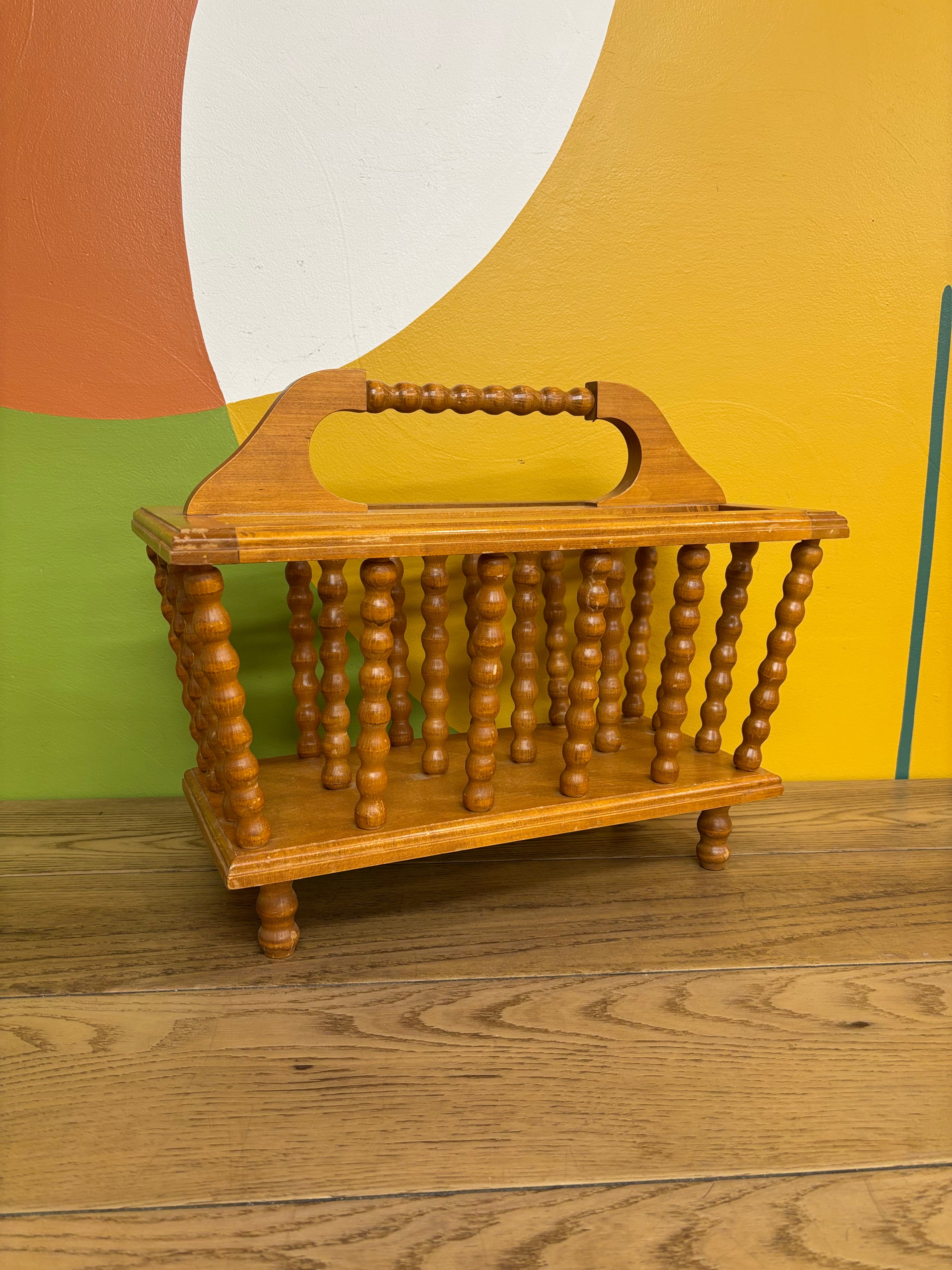 Wood Magazine Rack