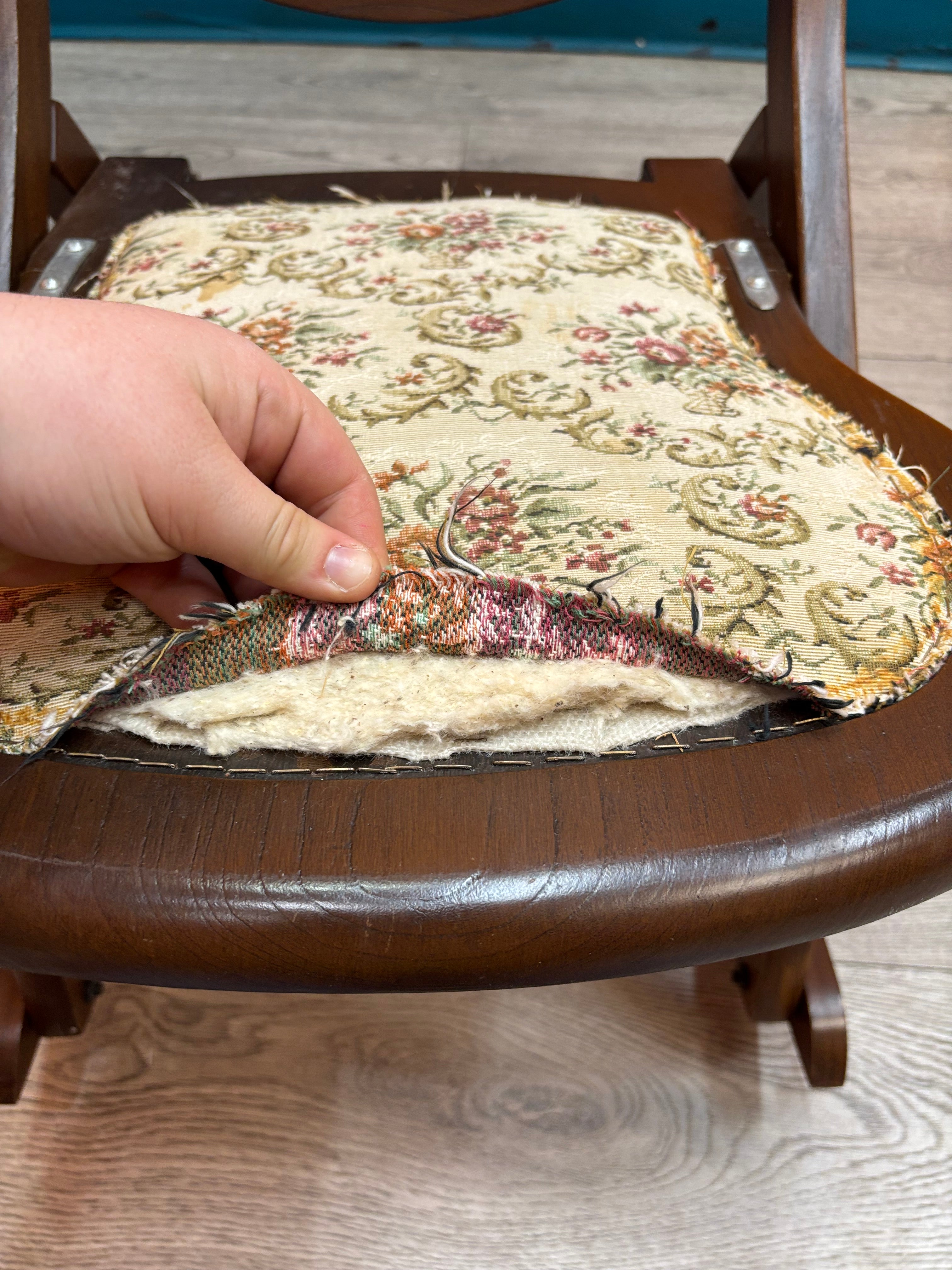 Folding Wood Rocking Chair