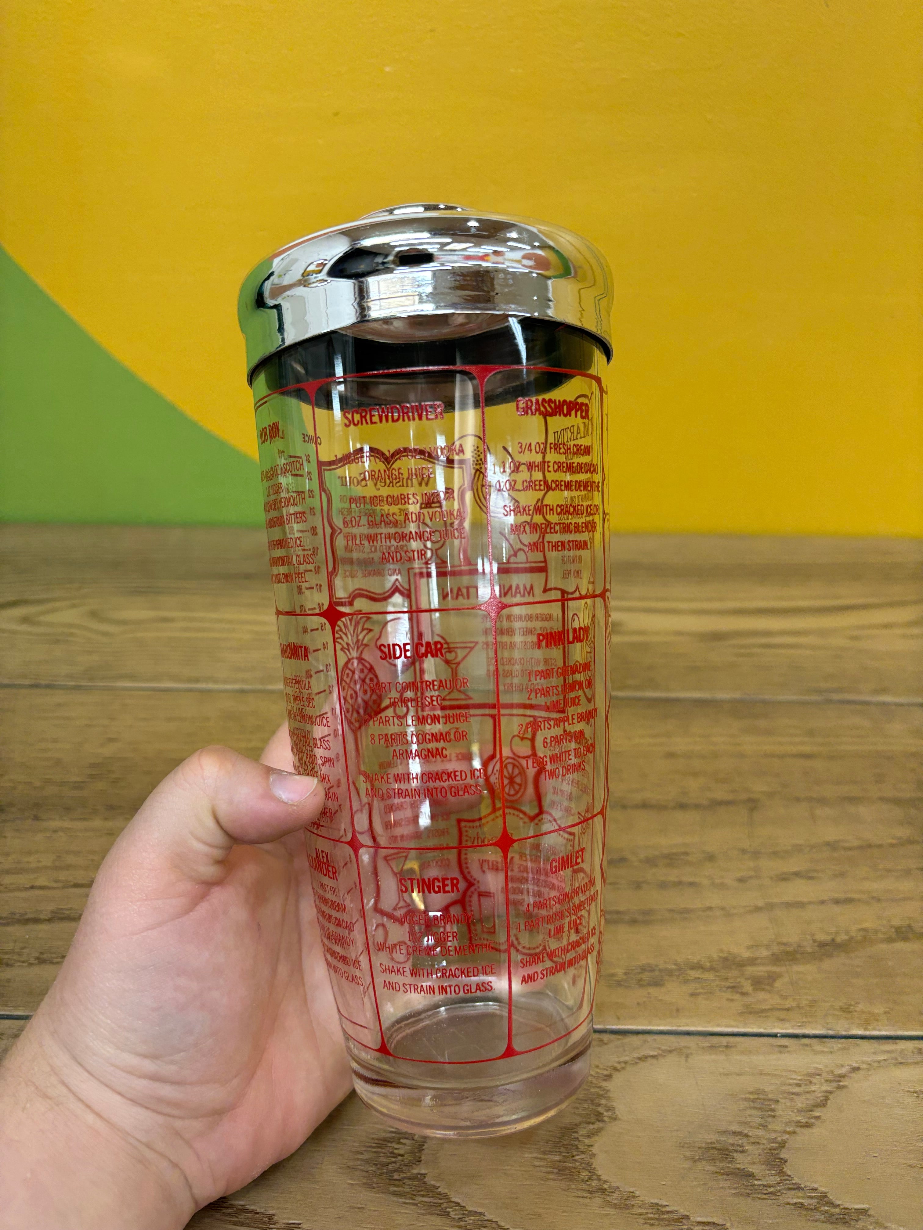 Irvinware Glass Cocktail Shaker