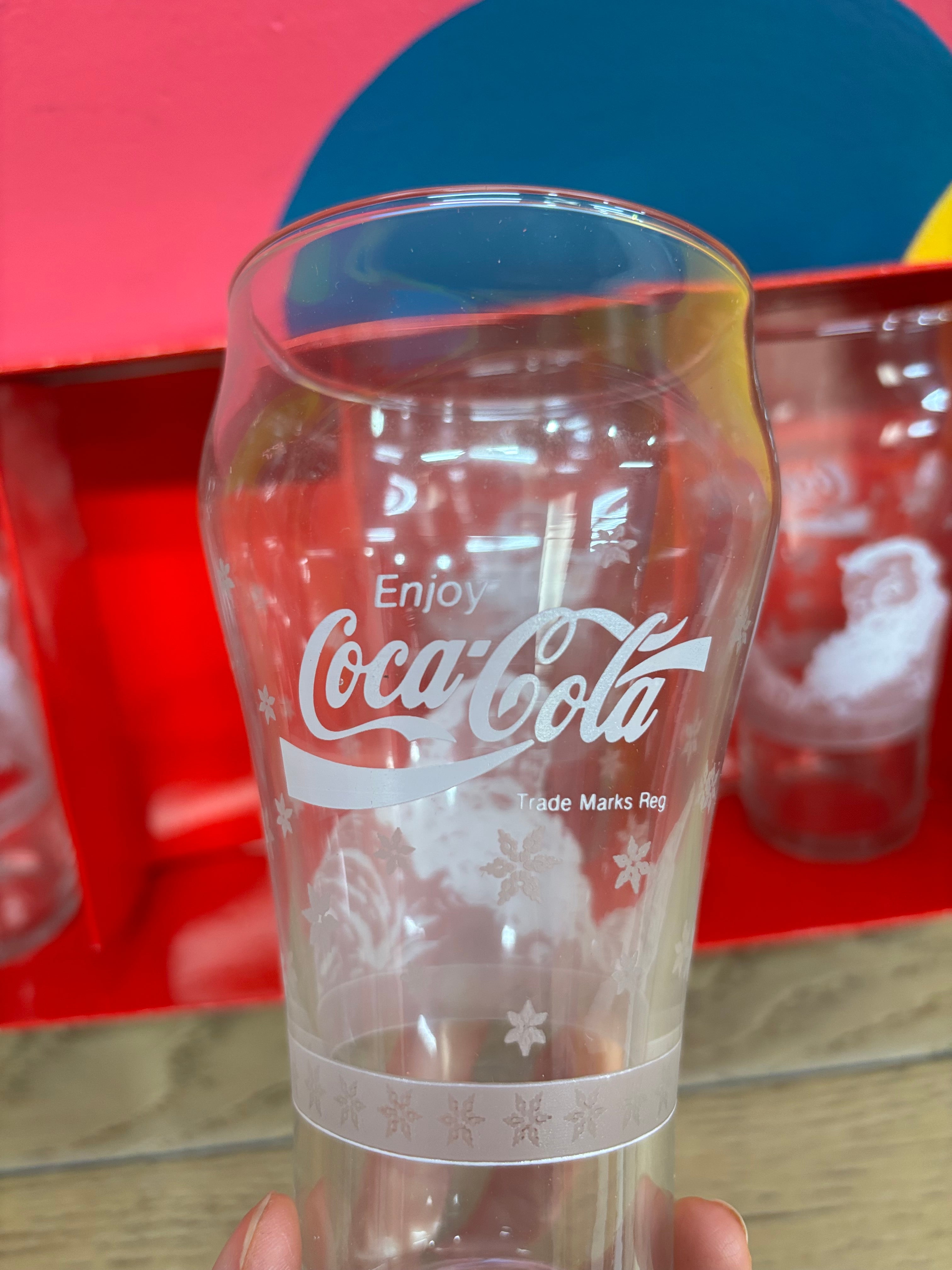 Coca Cola Santa Glass Set