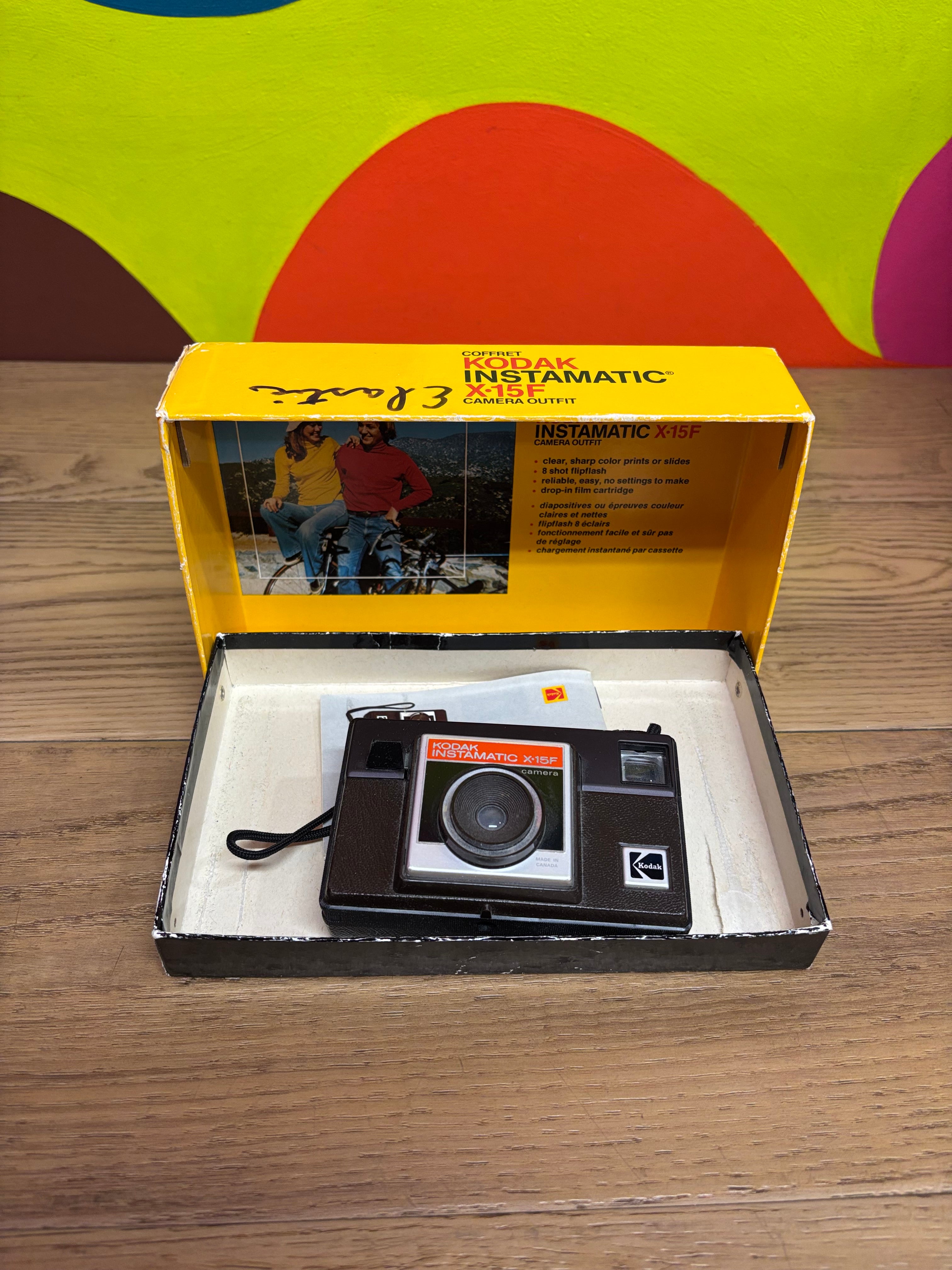 Kodak Instamatic X-15F Film Camera