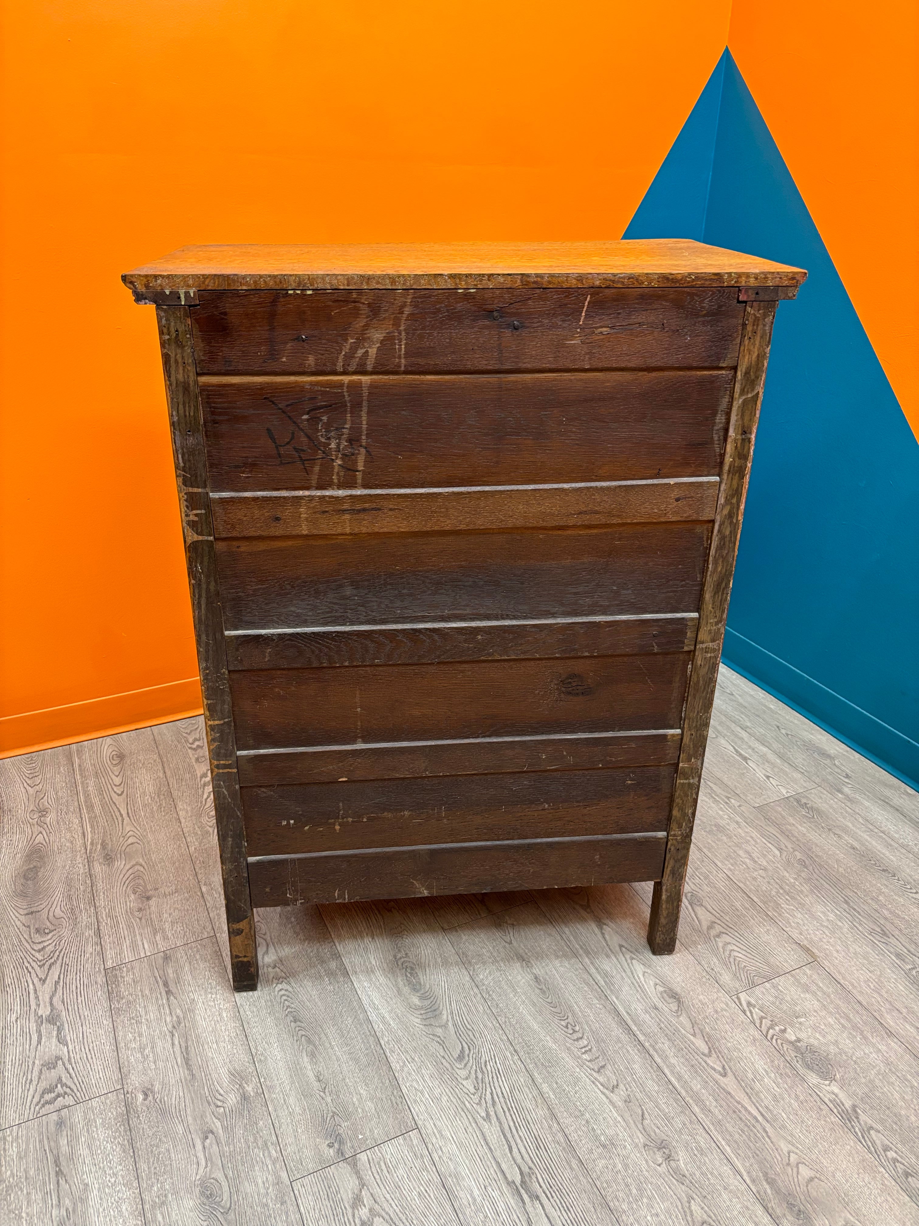 Wood 5 Drawer Dresser