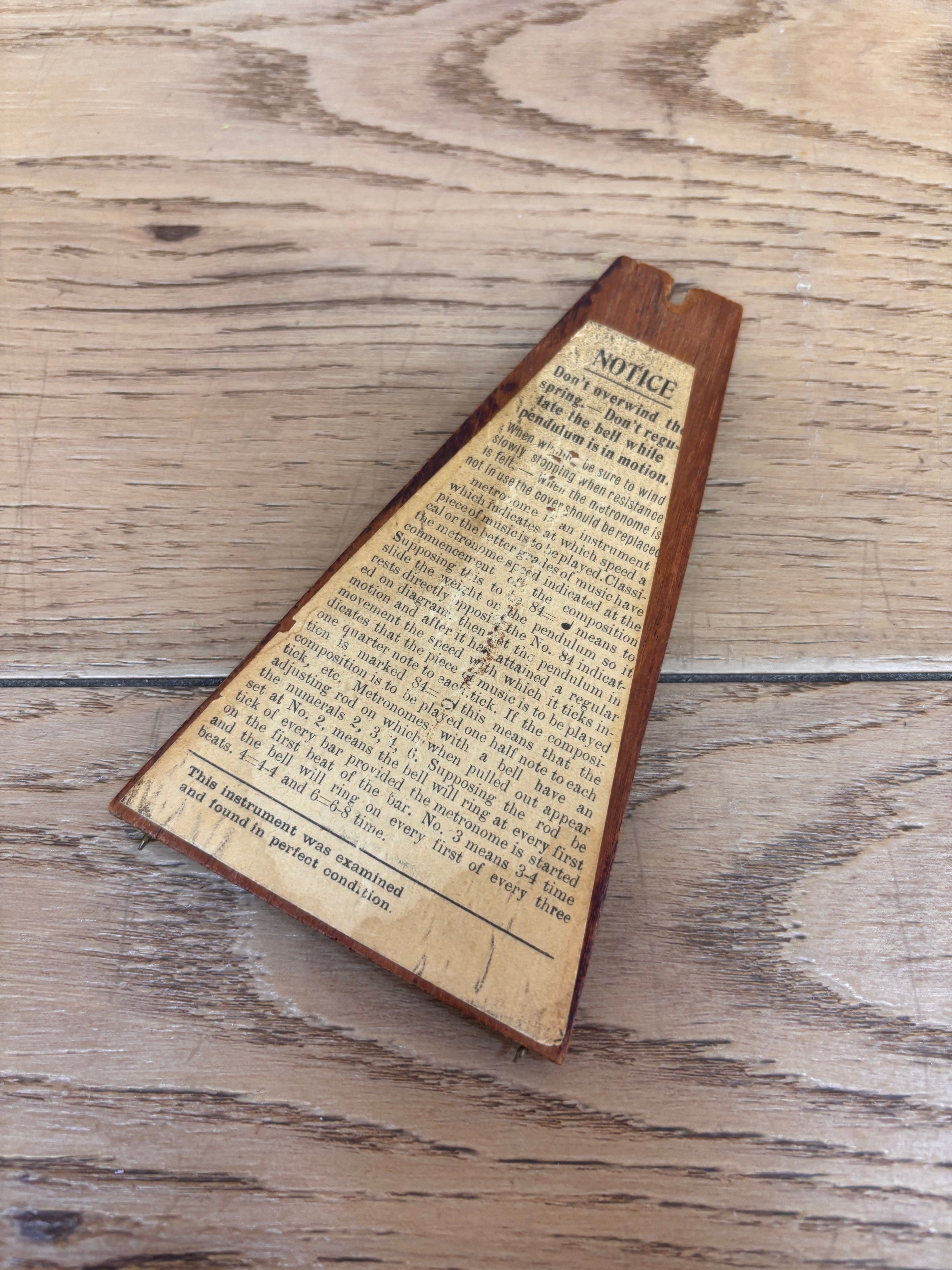 French Maelzel Metronome