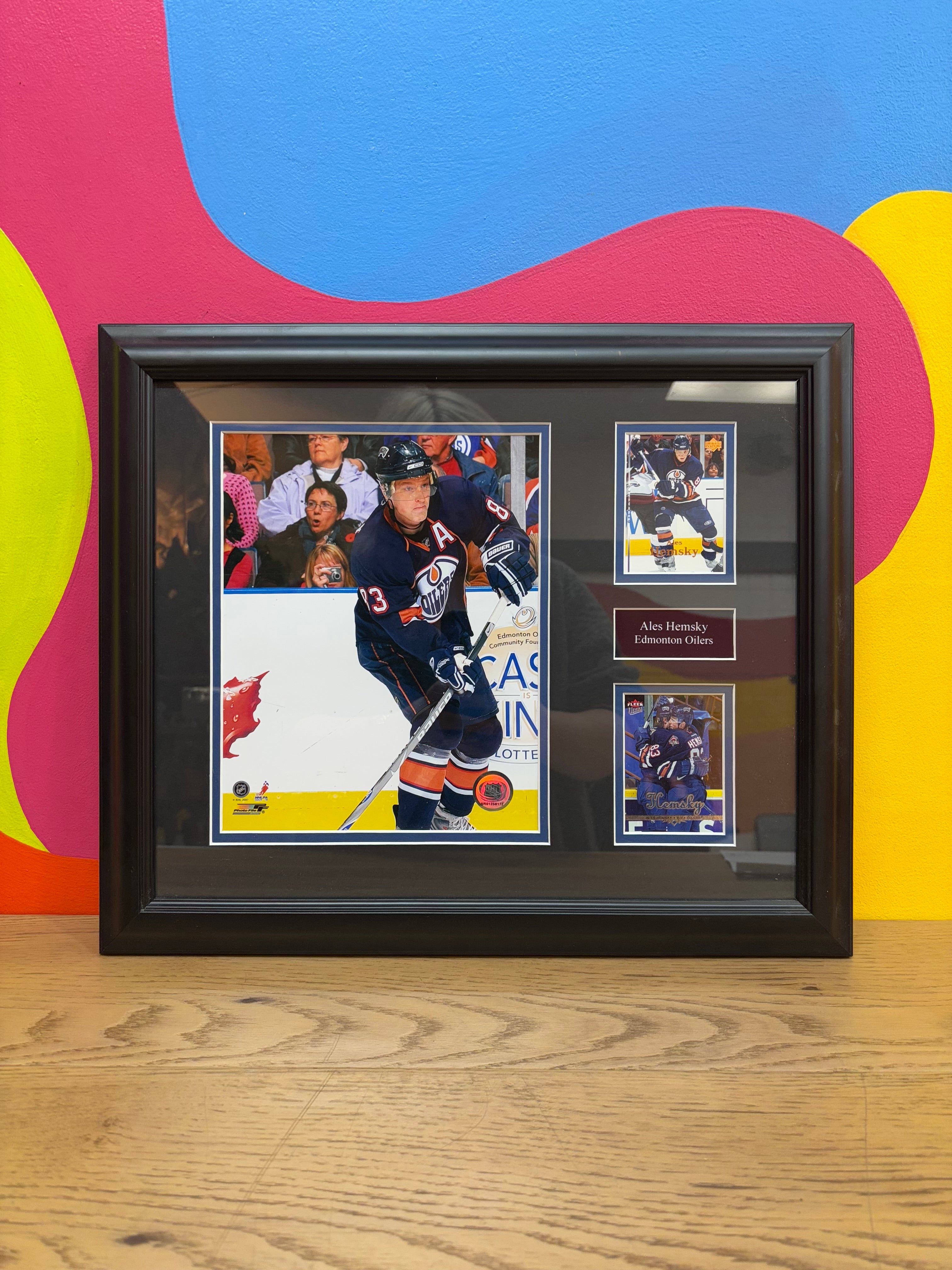 Ales Hemsky Framed Photographs (Edmonton Oilers)