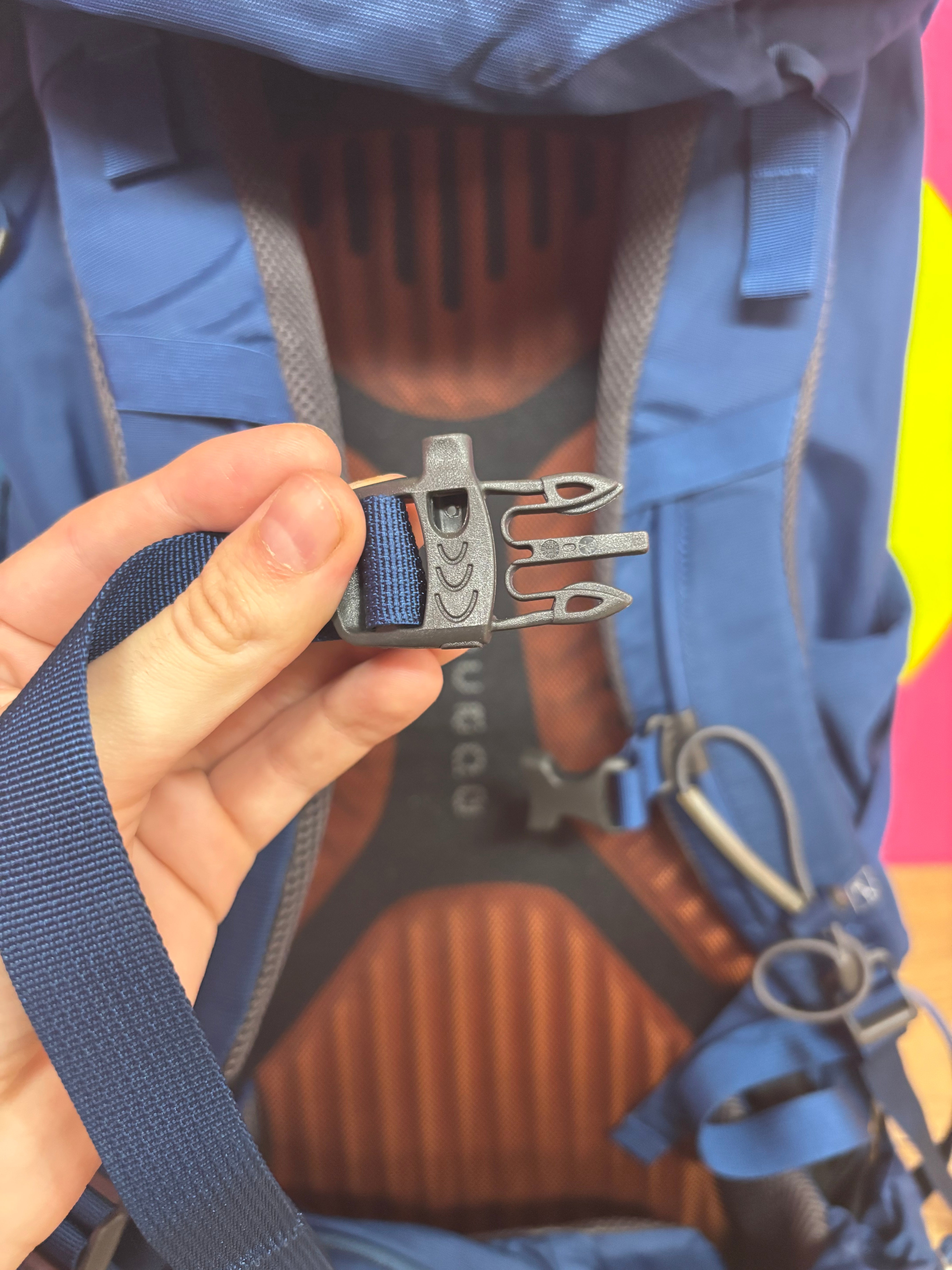 Osprey Blue Kestrel 38 Hiking Backpack