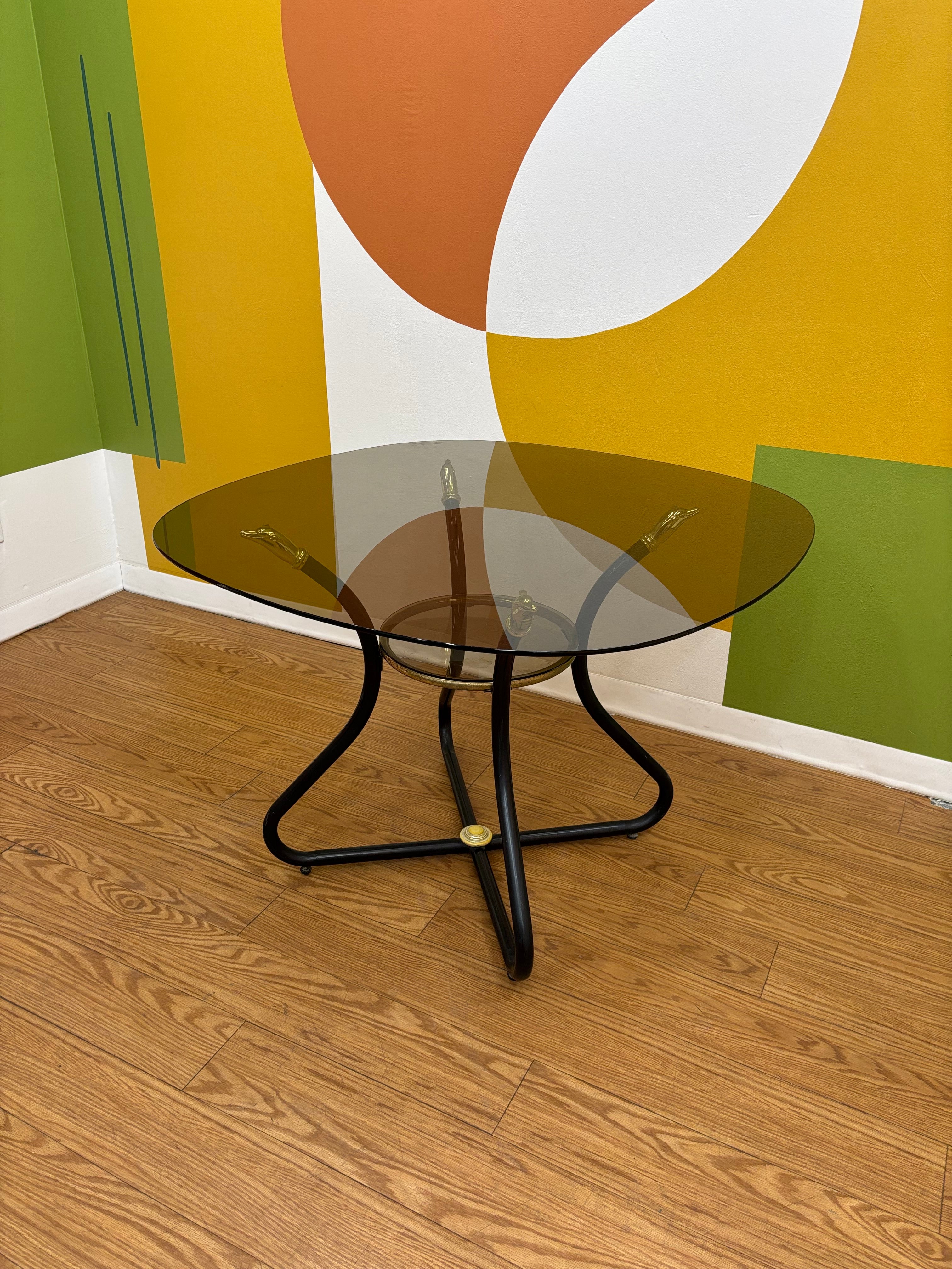 Glass Top Dining Table