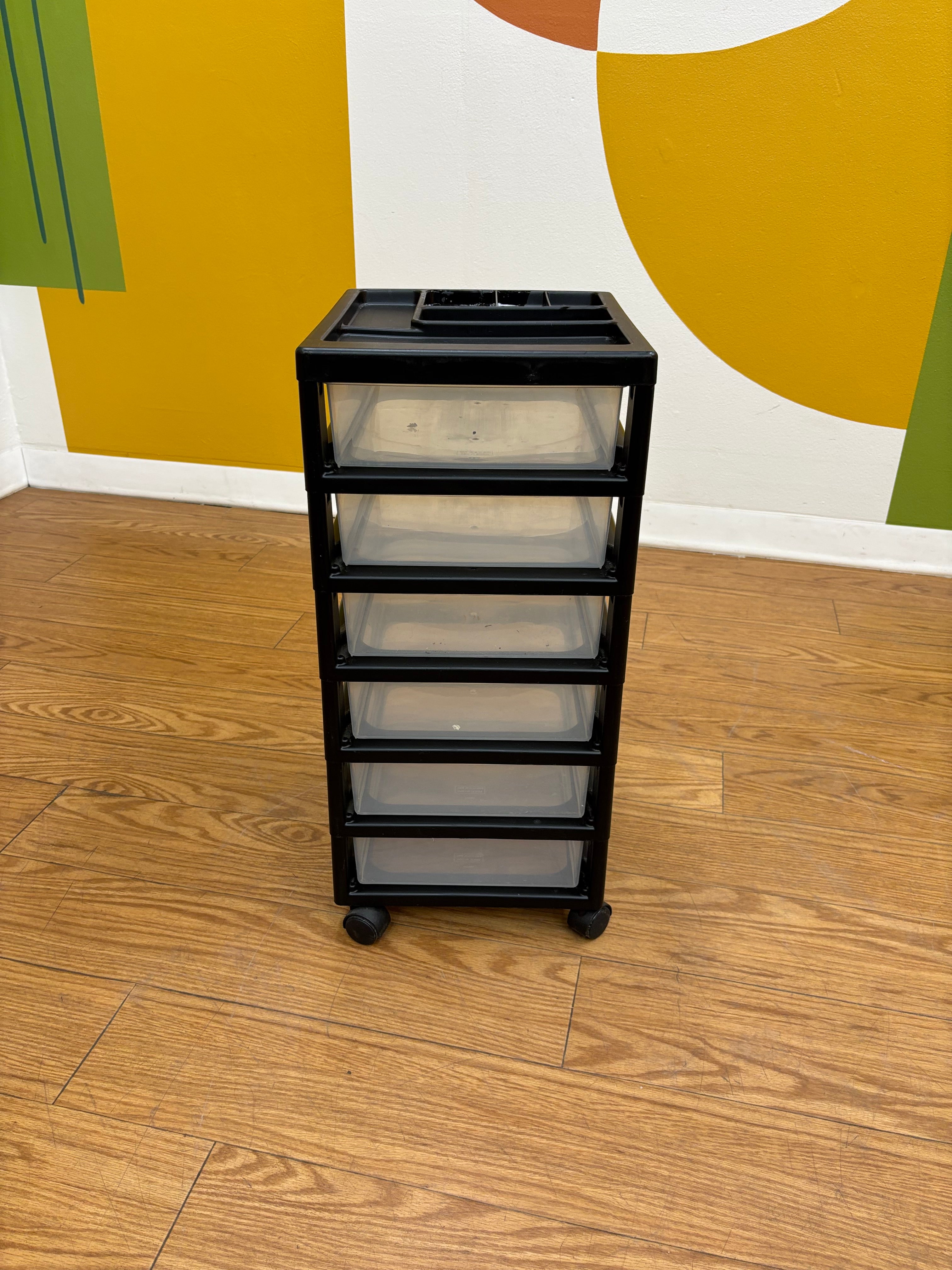6 Drawer Rolling Cart (2 available)
