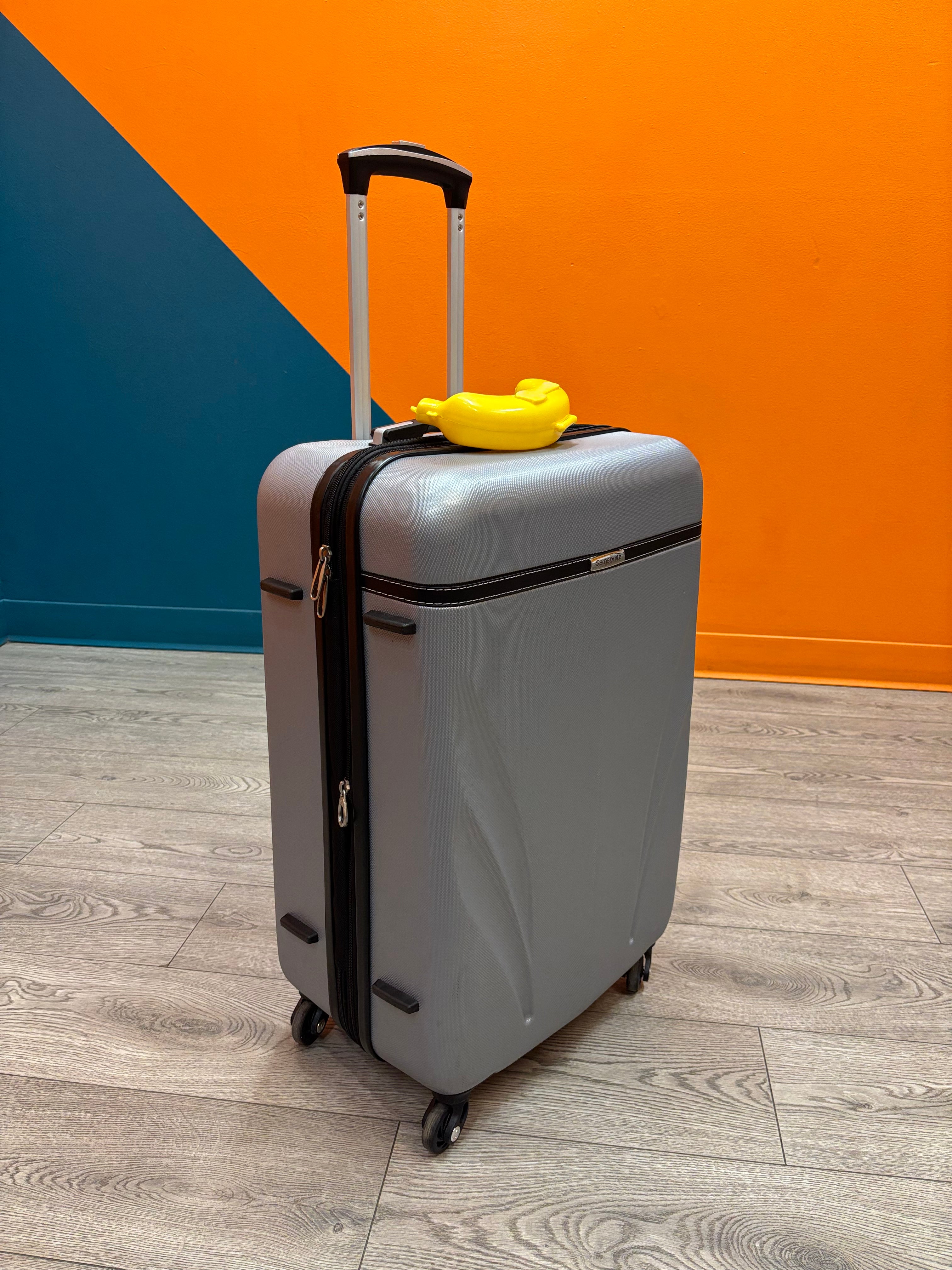 Grey Rolling Suitcase (Samsonite)
