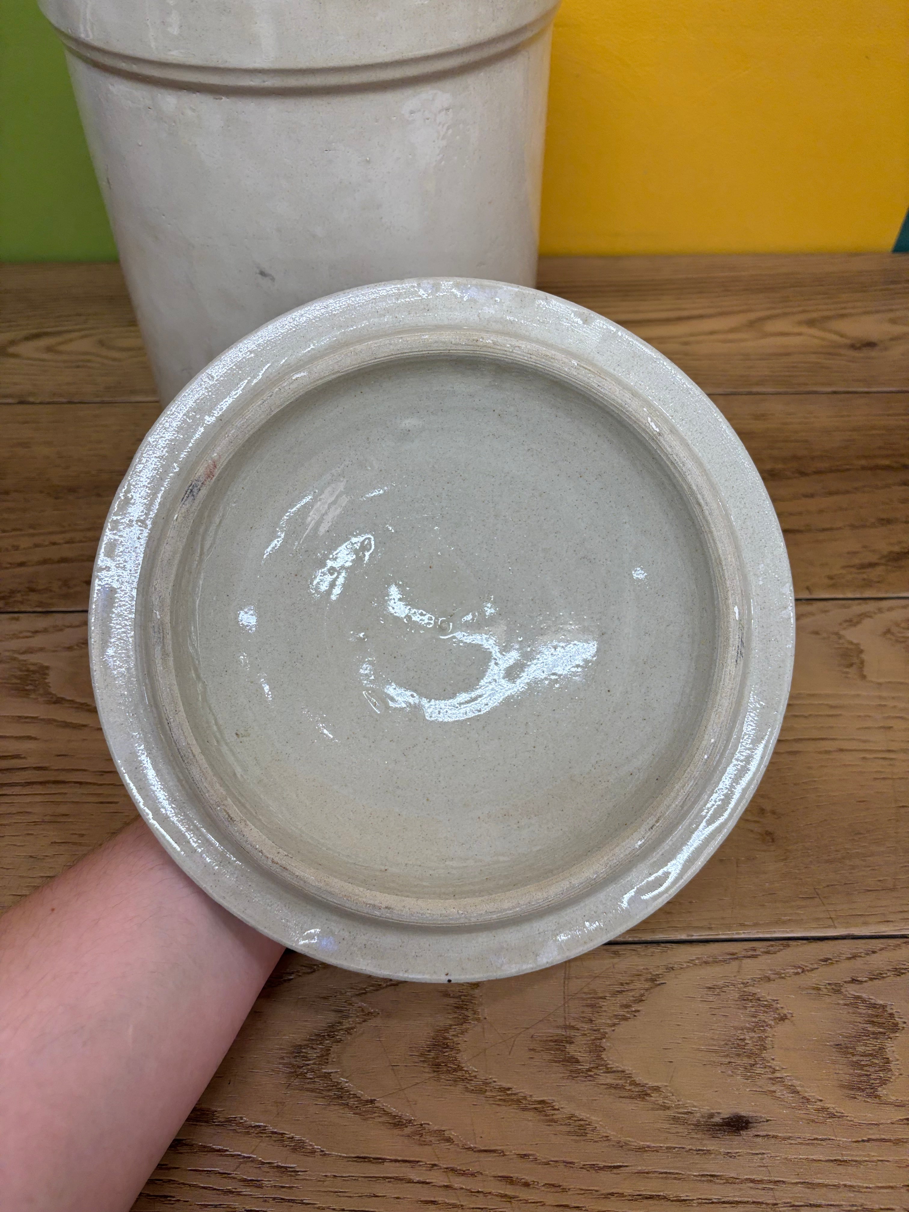 Stoneware Crock - 2 Gallon with Lid