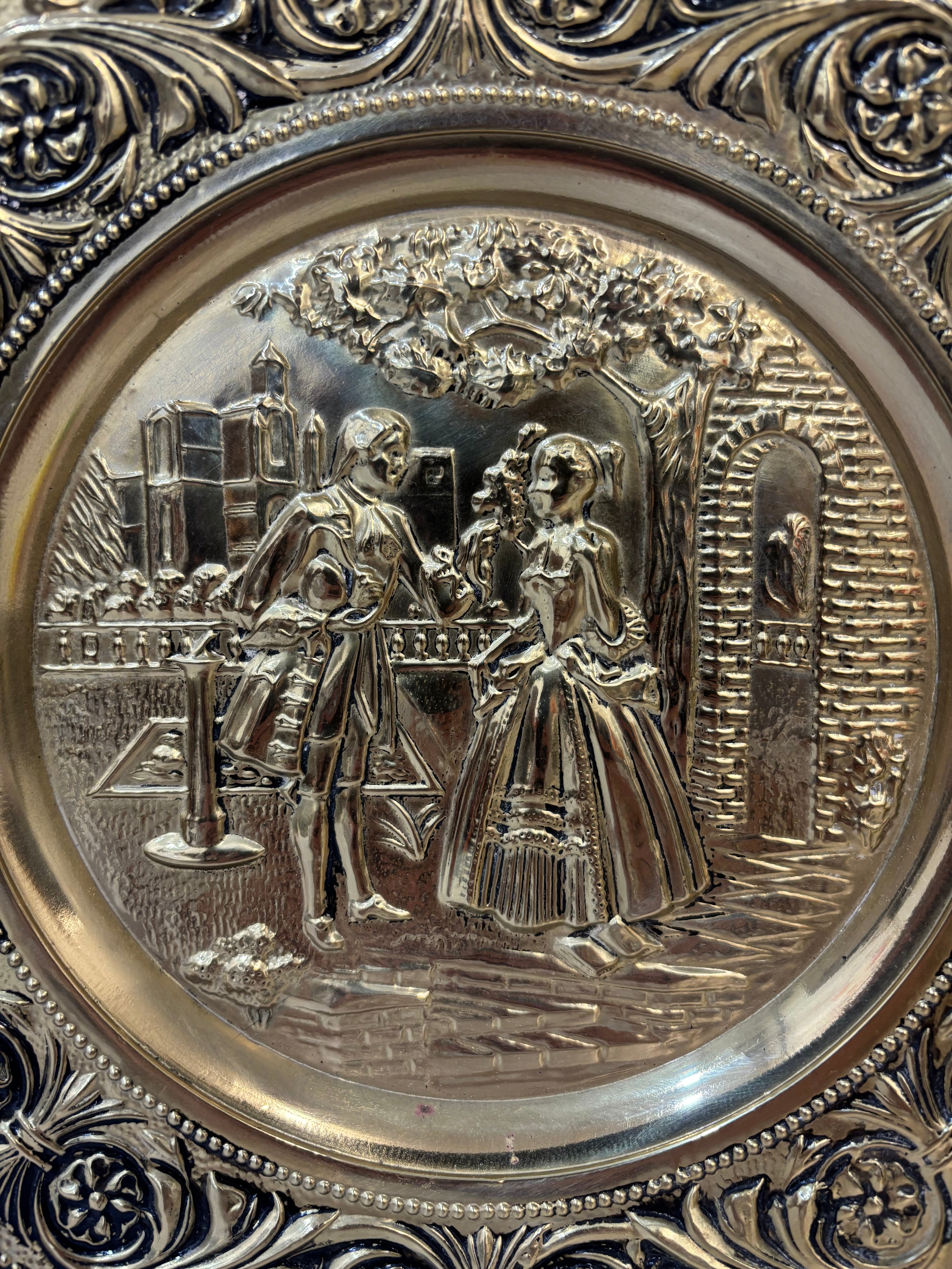Decorative Embossed Wall Plate